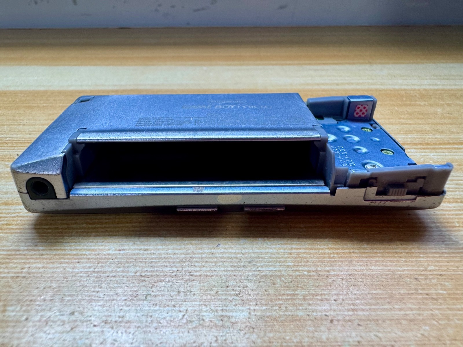 Nintendo Gameboy Micro OXY-001 Pearl Ocean Blue Handheld Console Parts or Repair