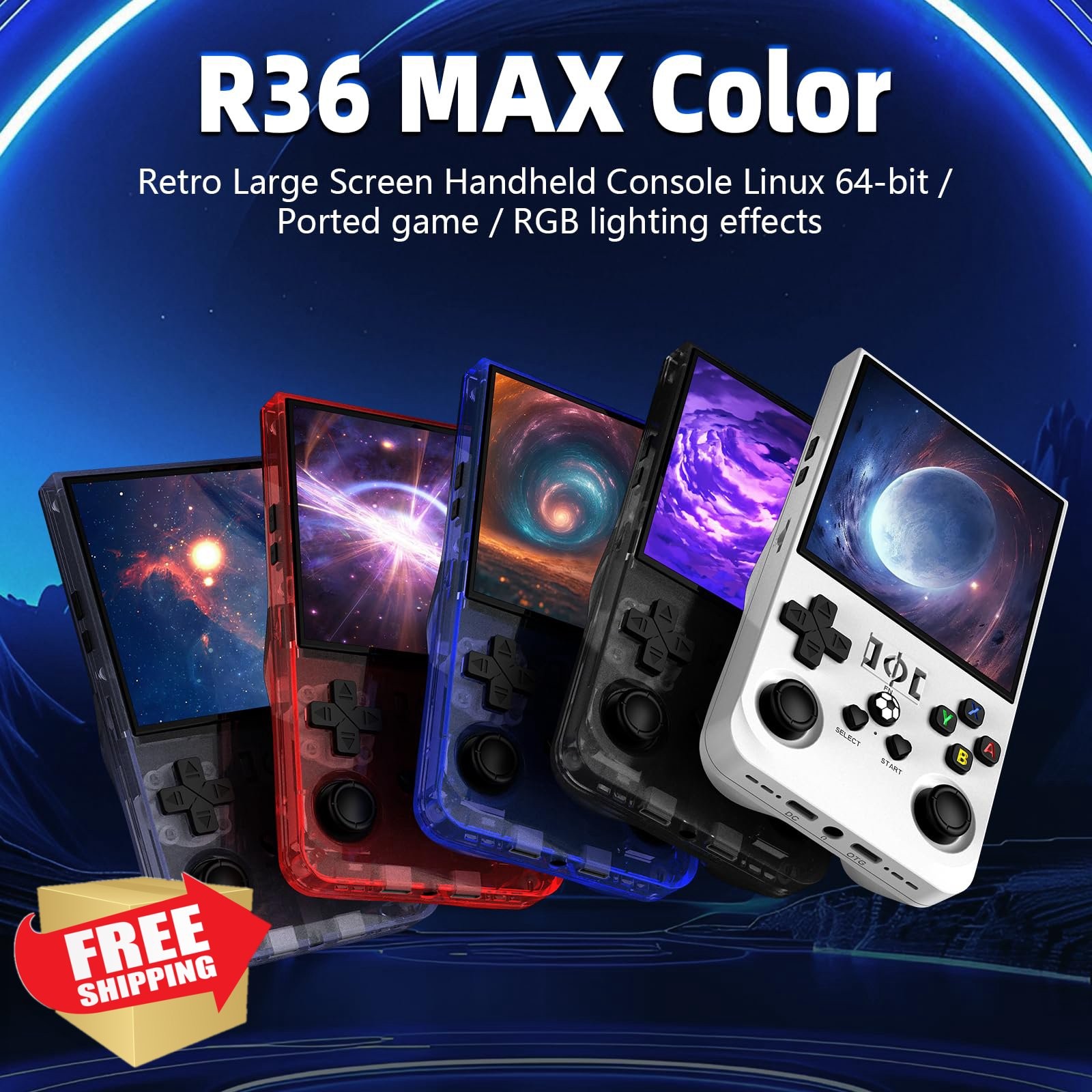 WDYQJE R36MAX Console Lndigo Blue 128gb