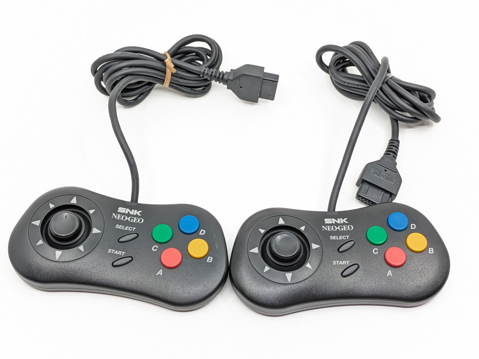 Neo Geo CD CD-T01 Console SNK w/ 2 Controller AC Adapter Tested Japan
