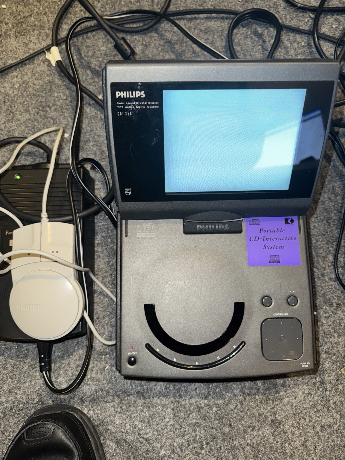 PARTS ONLY Portable Philips CD-I System (see Description)