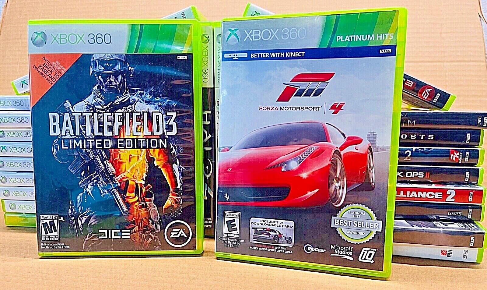 Microsoft XBOX 360 You Choose Cheap Games Most Complete Tested w/Cases