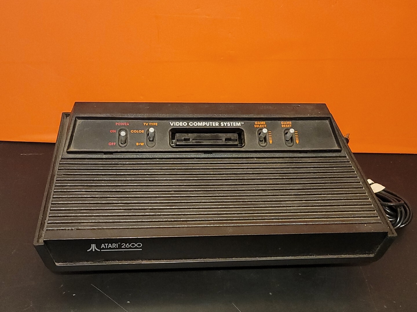 Vintage Atari CX-2600A Black Darth Vader Console Only ~ Please Read Description
