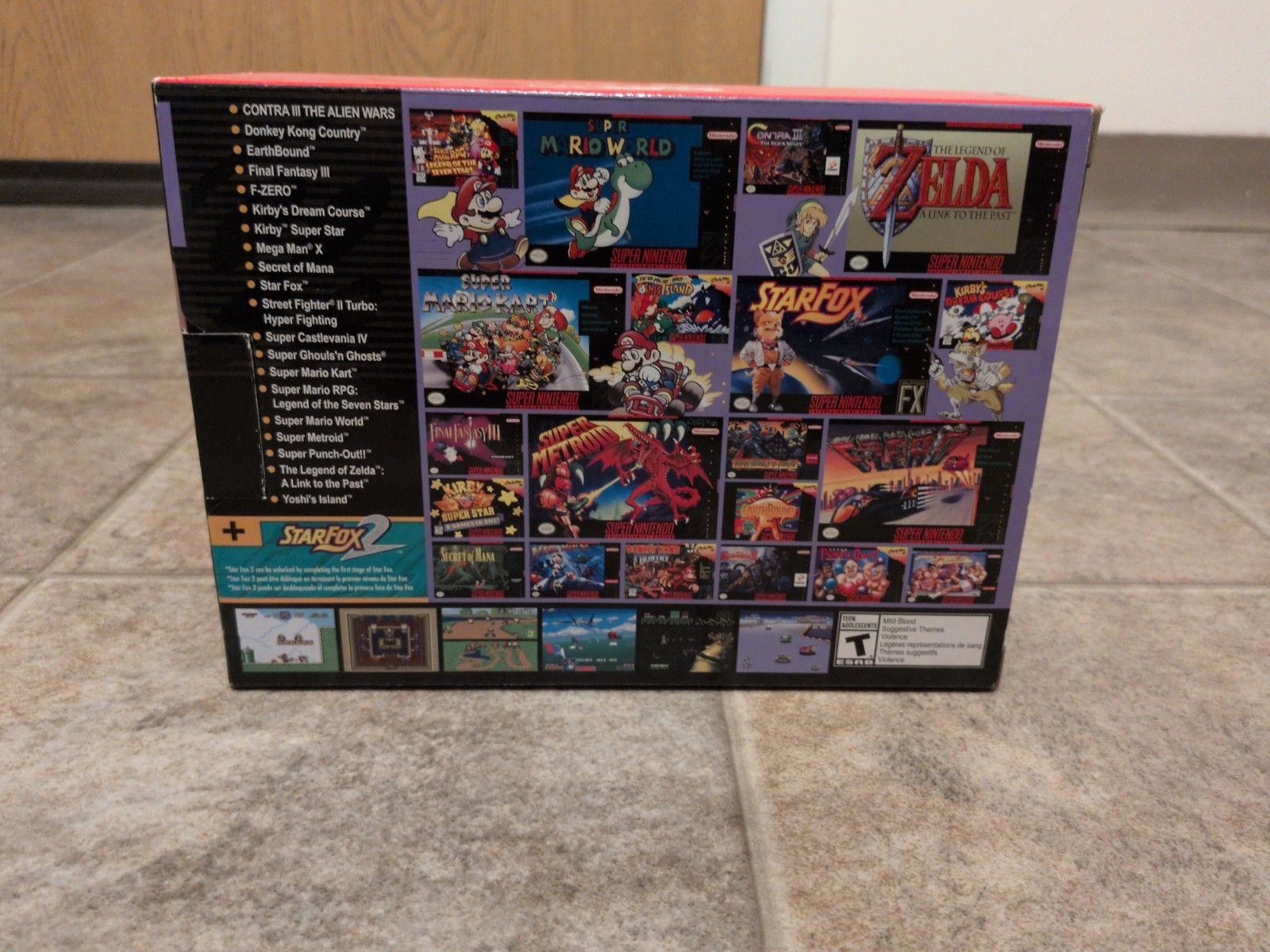 Super Nintendo Classic Mini console Entertainment System 21 Games Preloaded