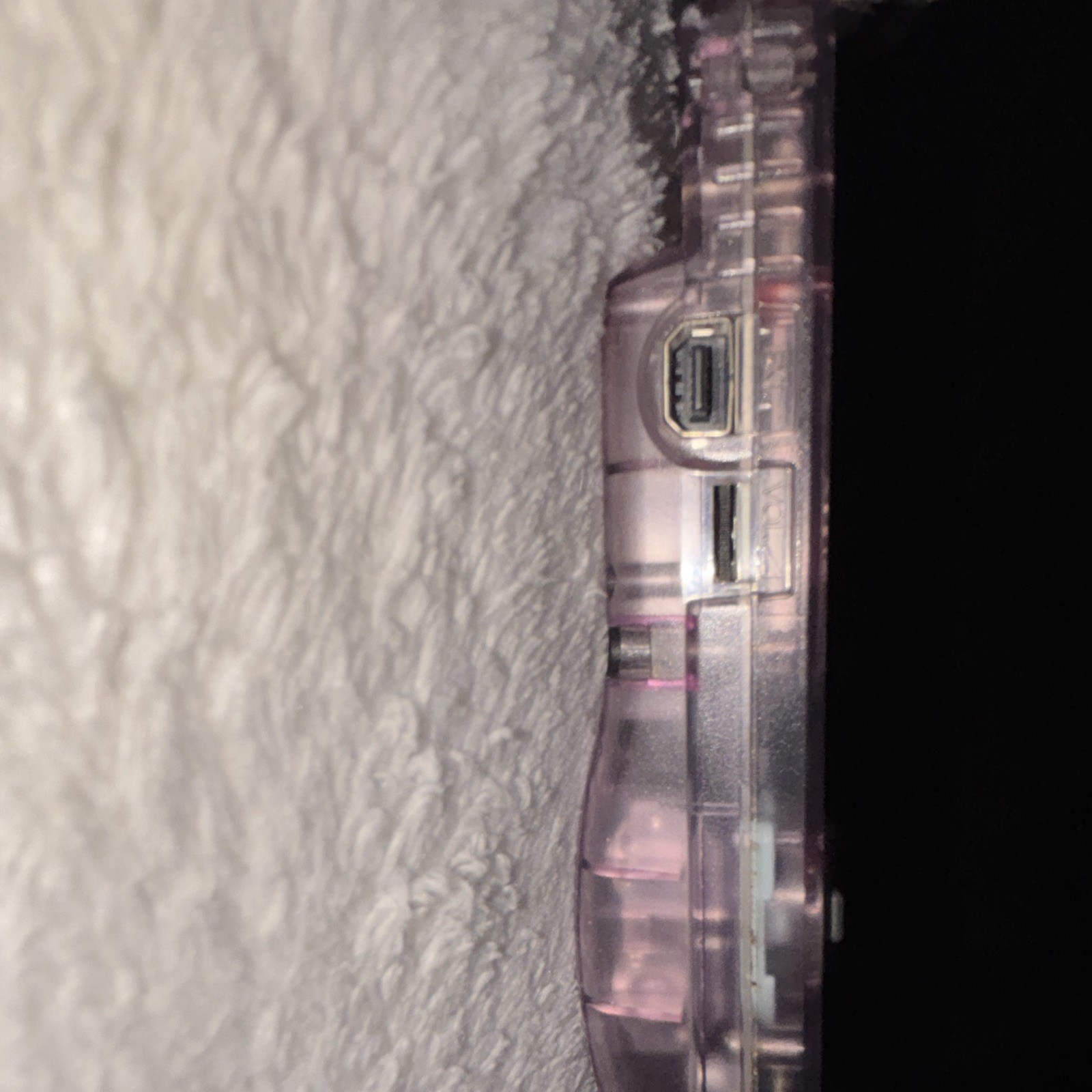 Nintendo Game Boy Color CGB-001 Transparent Purple/Clear Handheld