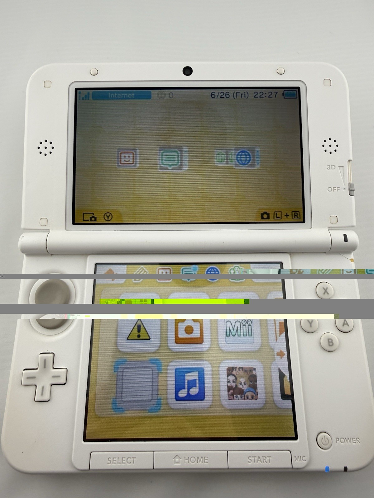 Nintendo 3DS XL LL Pearl White Excellent Condition Region Free