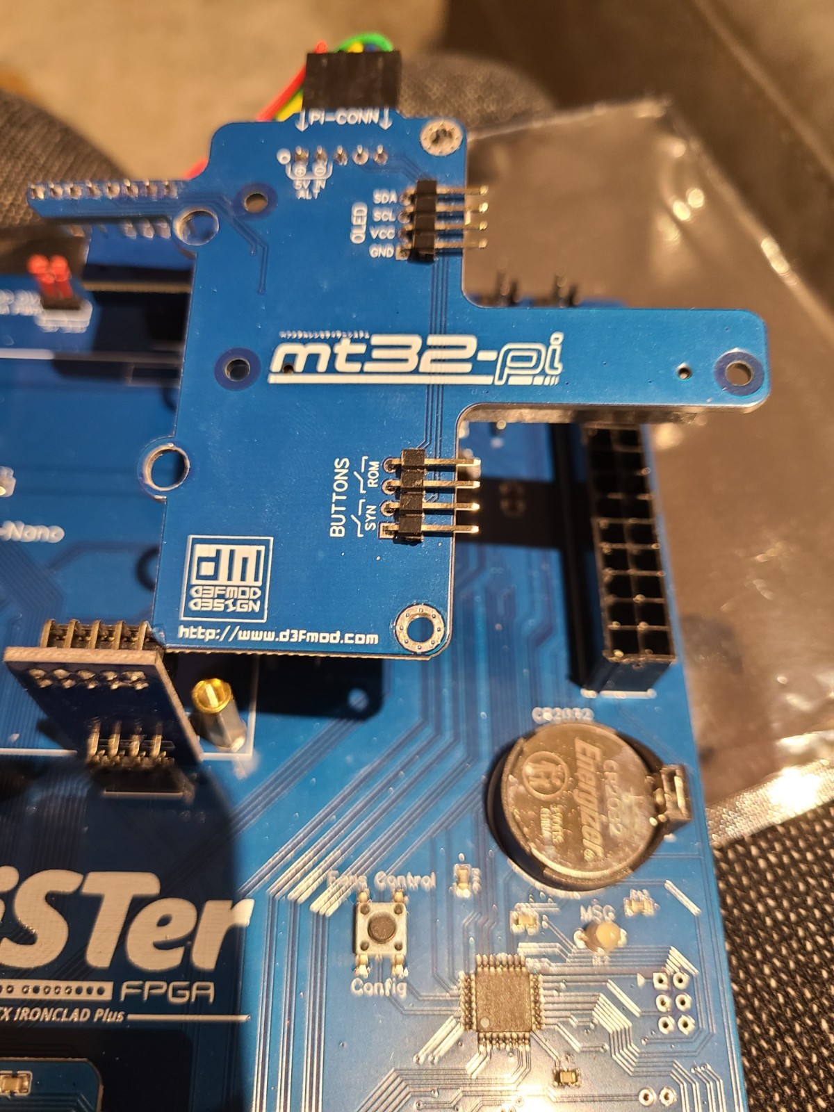 D3fmod Ironclad Plus Mister FPGA ITX I/O Board mt32pi Hat, Hi-fi SoundBlaster