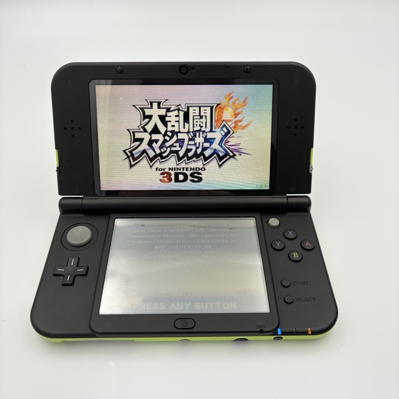 Nintendo New Nintendo 3DS LL lime black Console handheld video Japanese version