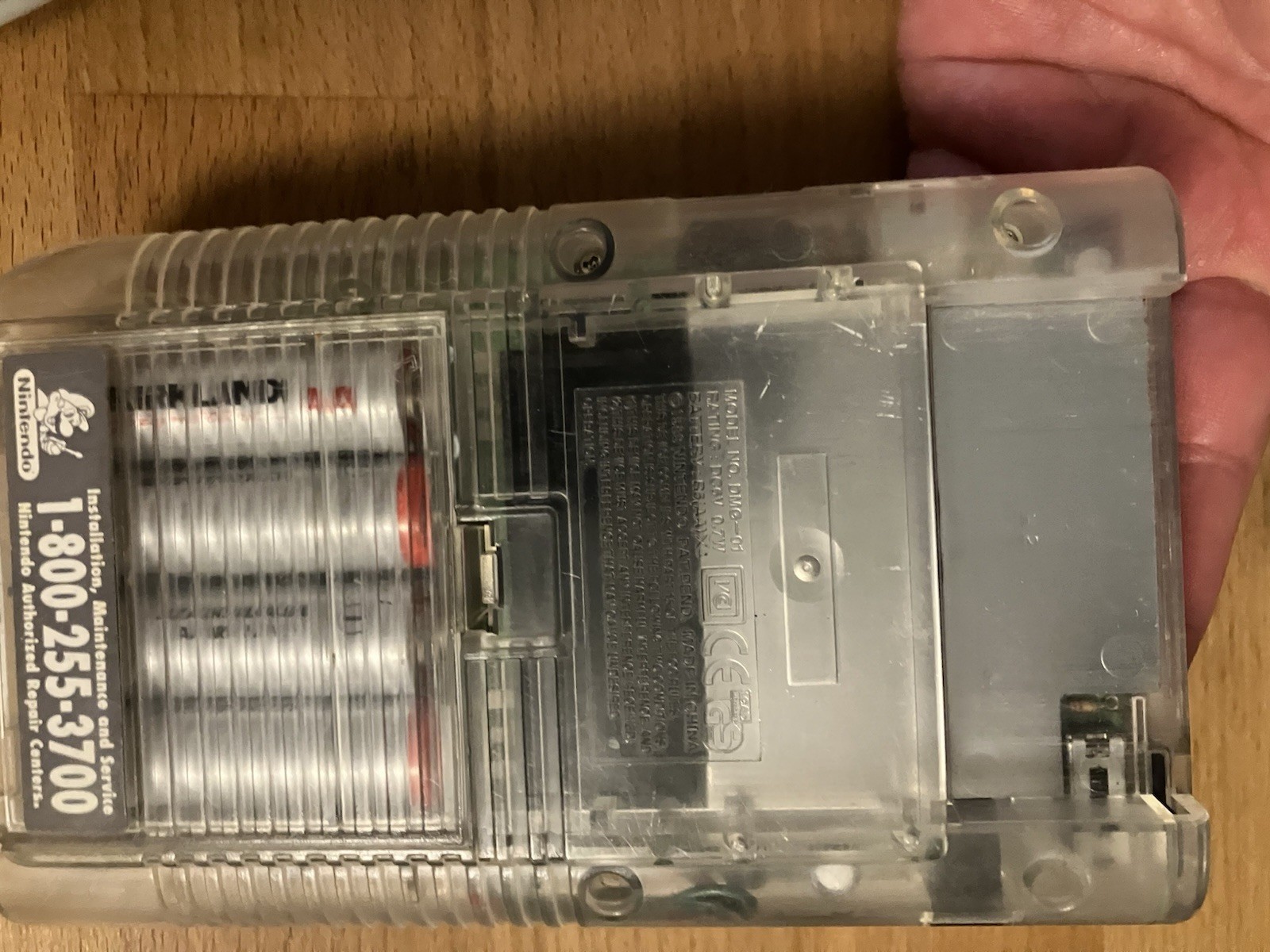 Nintendo Game Boy Original CLEAR Play it Loud DMG-01 – Fully Functional