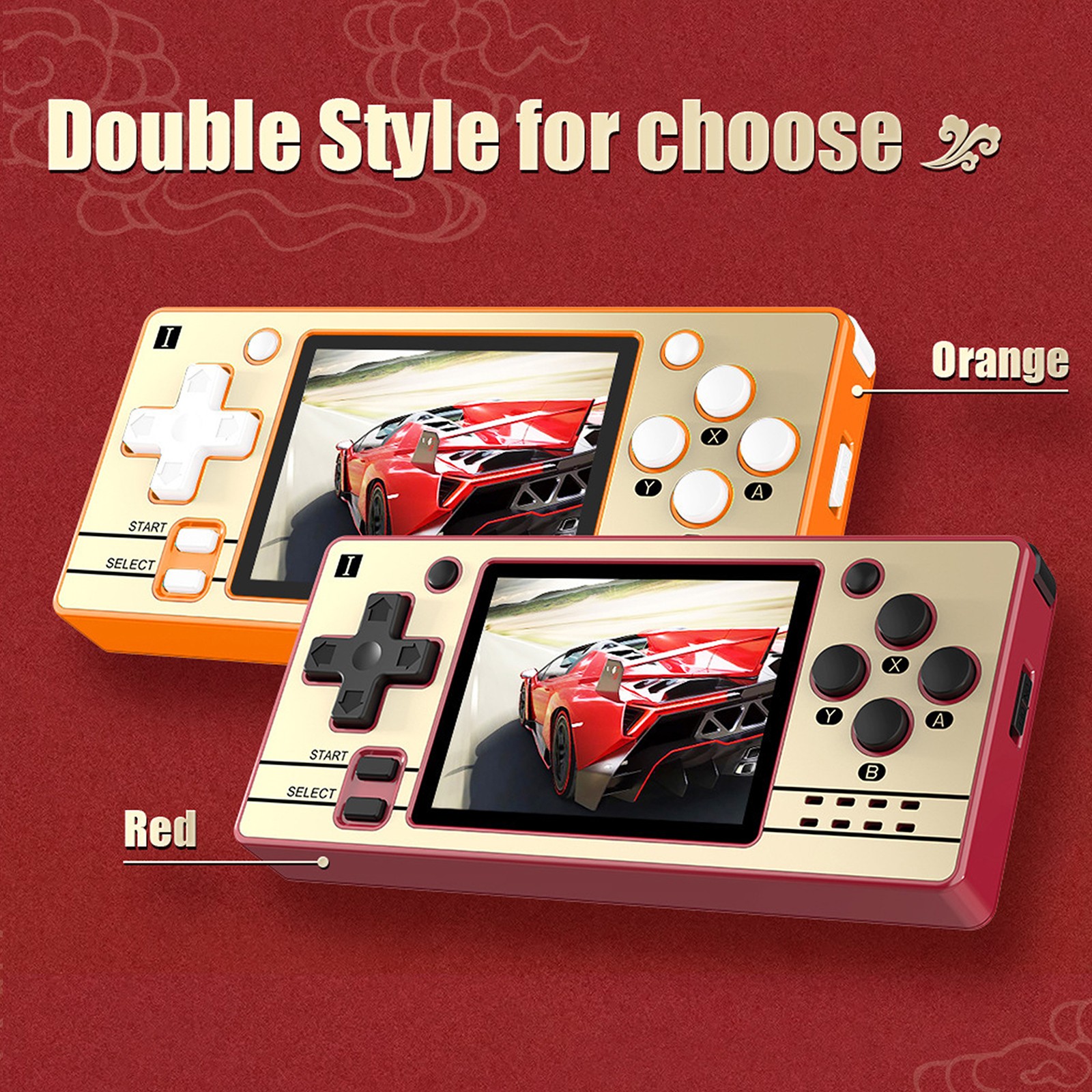 Open Source Handheld 64-bit GBA FC Nostalgic Game Console 2.4-inch IPS RPVG