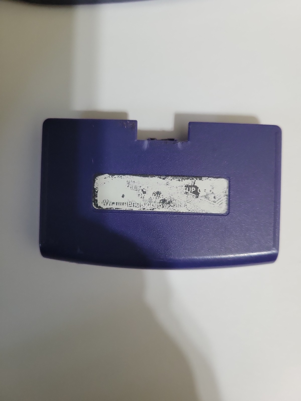 Nintendo Game Boy Advance Handheld System – Indigo (Works, Broken Battery Cover)