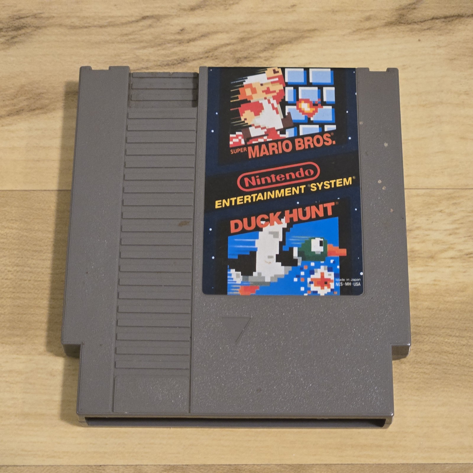 Nintendo NES Top Loader NES-101 Console w/ Super Mario Bros. Gray Tested Works