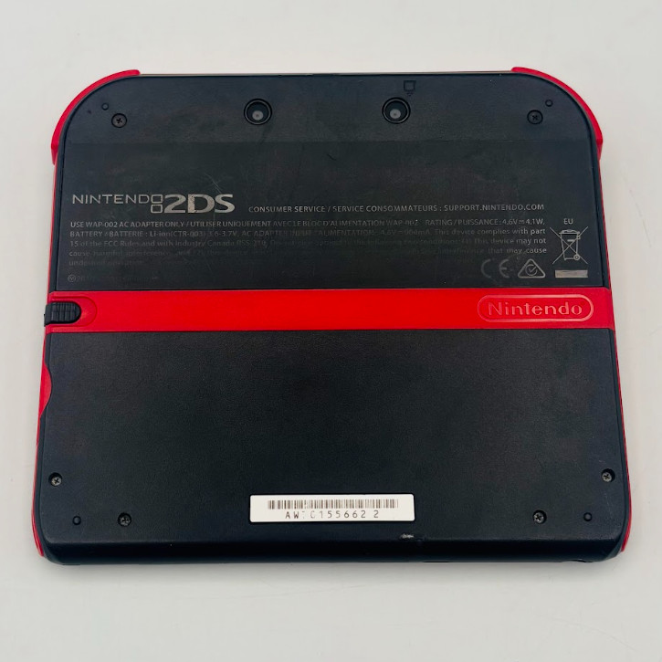 Nintendo 2DS – Crimson Red (Black Faceplate)