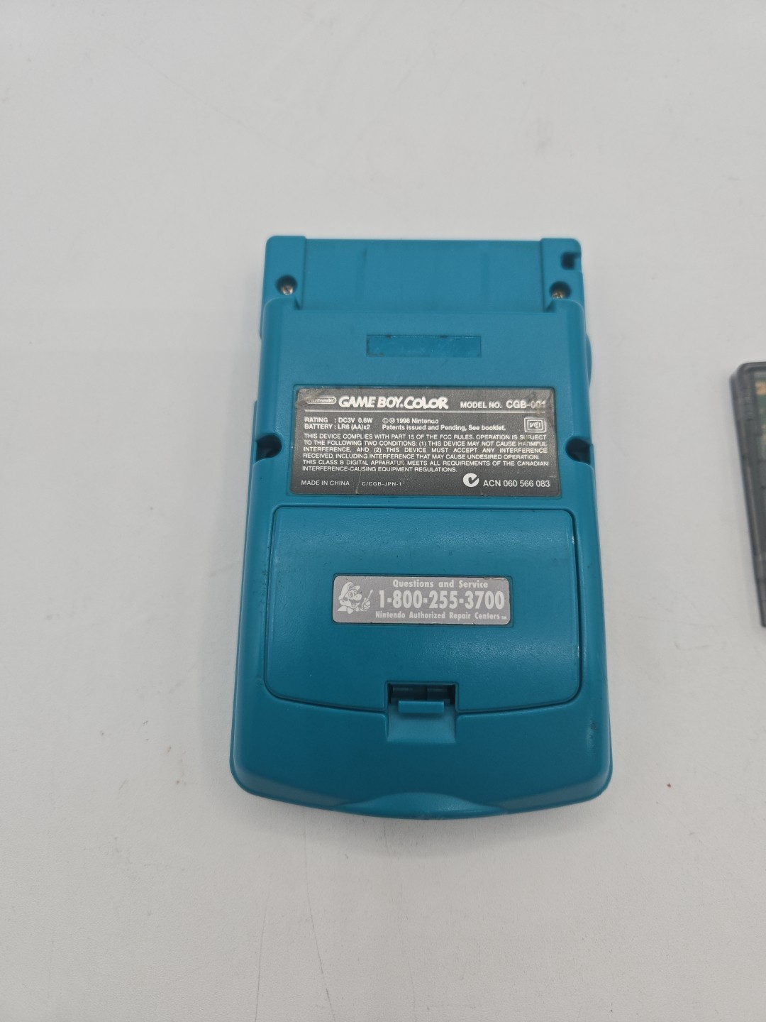 Nintendo Game Boy Color Handheld Game Console Teal Excellent Cond Bundle Game