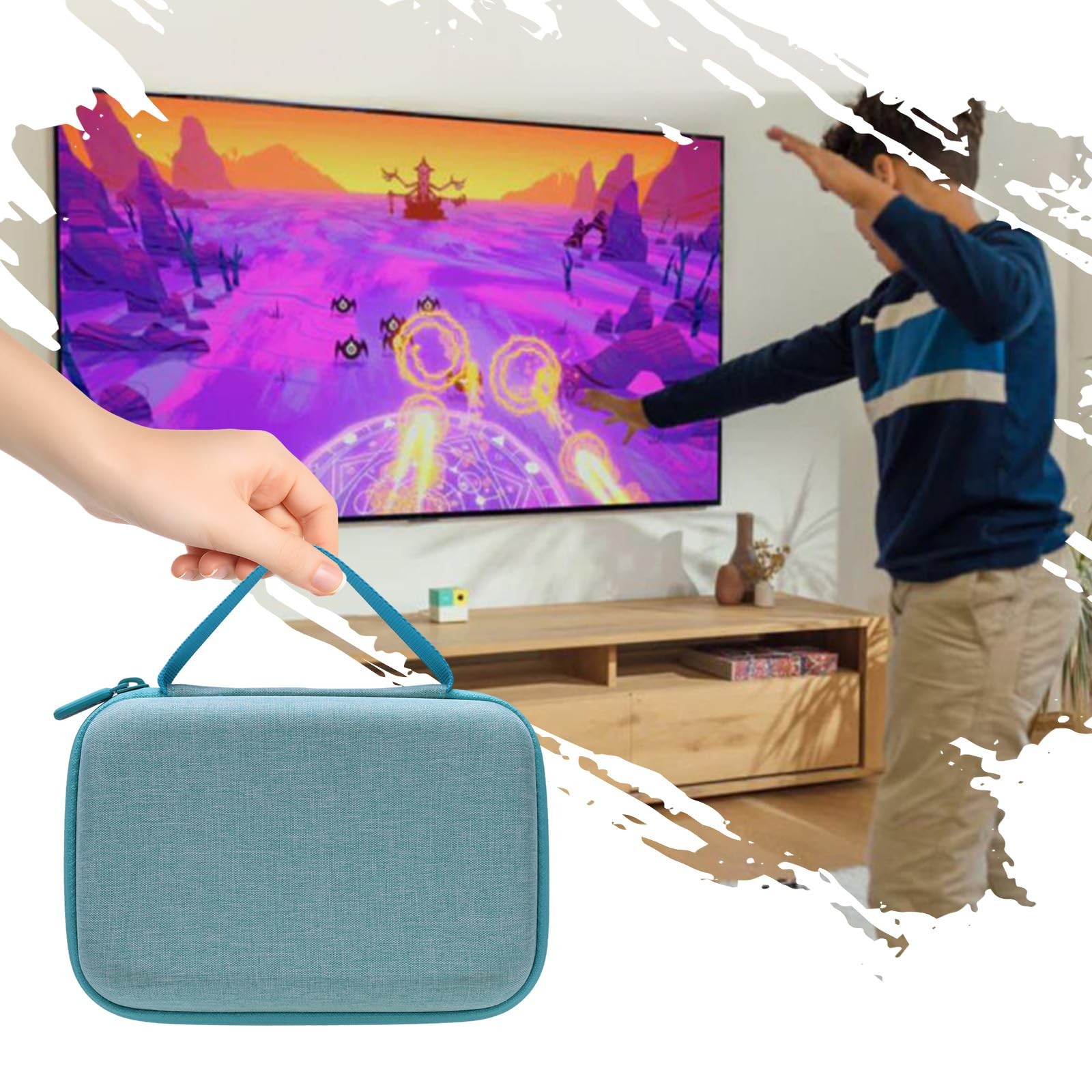 Hard Case Compatible with Nex Playground Game System Storage for Indoor Famil…