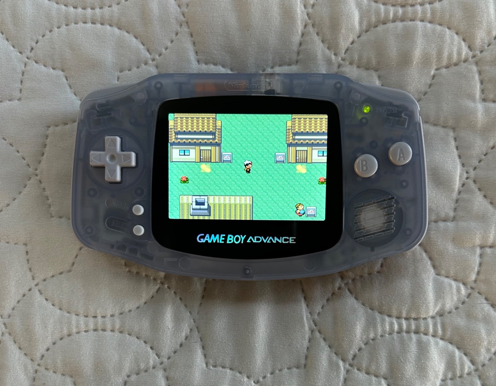 Glacier Nintendo Game Boy Advance backlit ags101 Handheld System console ips