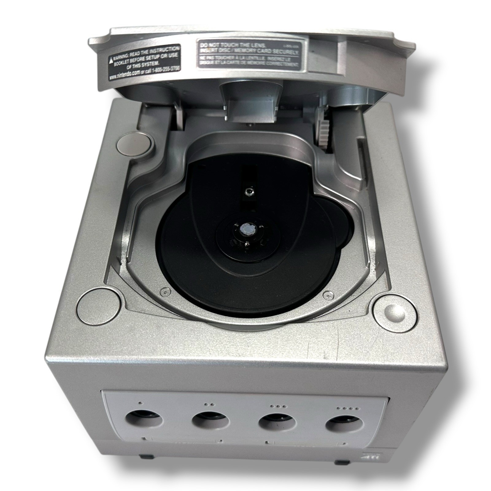 Nintendo GameCube Platinum Console Bundle DOL 101 USA W/ Controller Tested READ