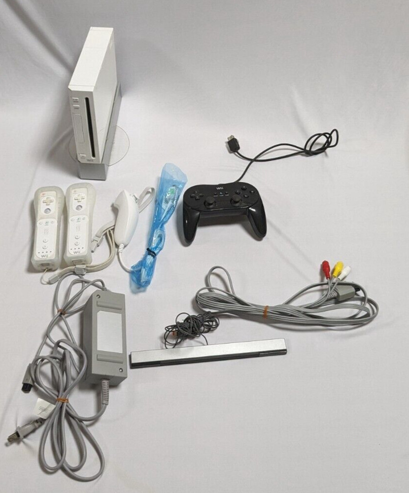 Nintendo Wii Home Console – White there are many built-in software