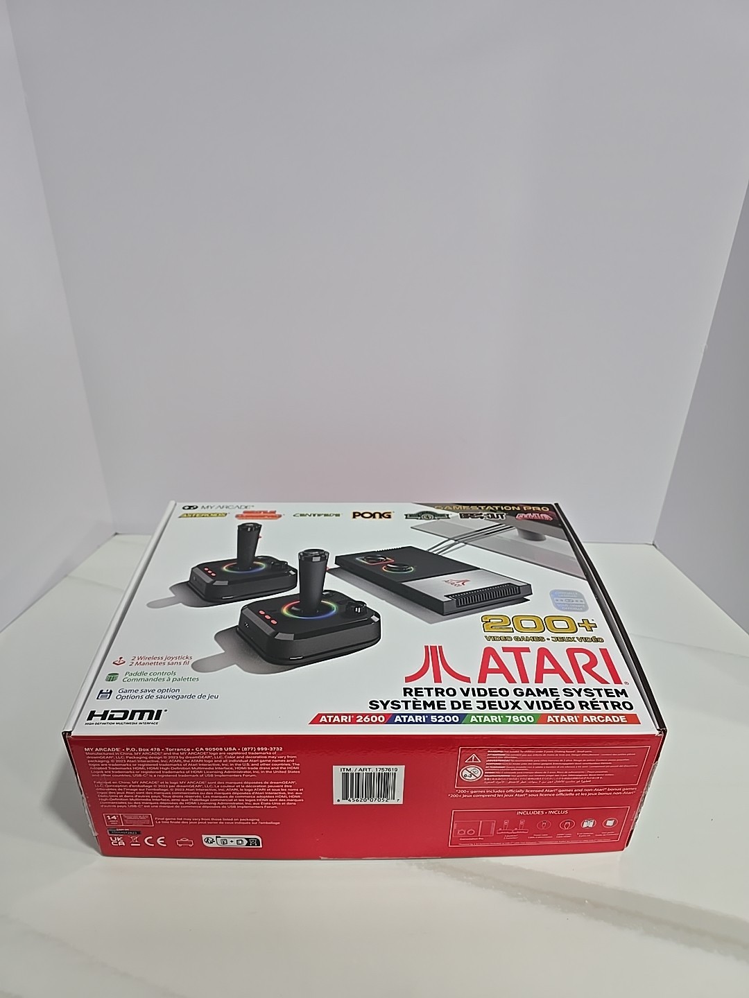 Atari Gamestation Pro My Arcade Asteroids Centipede Missile Command +200 NIB