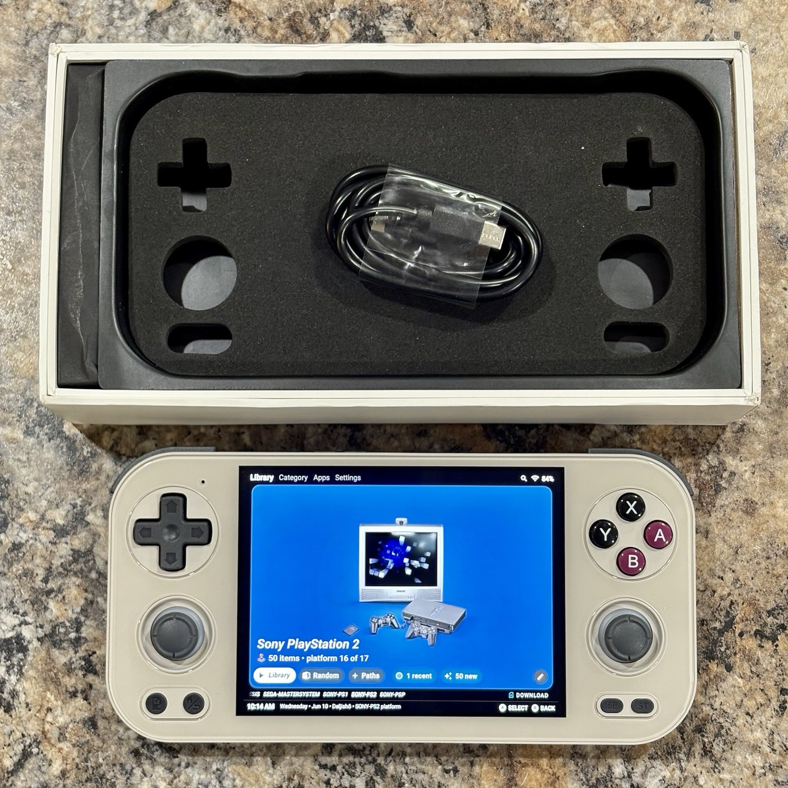 Anbernic RG476H, Custom Retro Handheld, 128GB + 256GB Card, Loaded Ready To Play