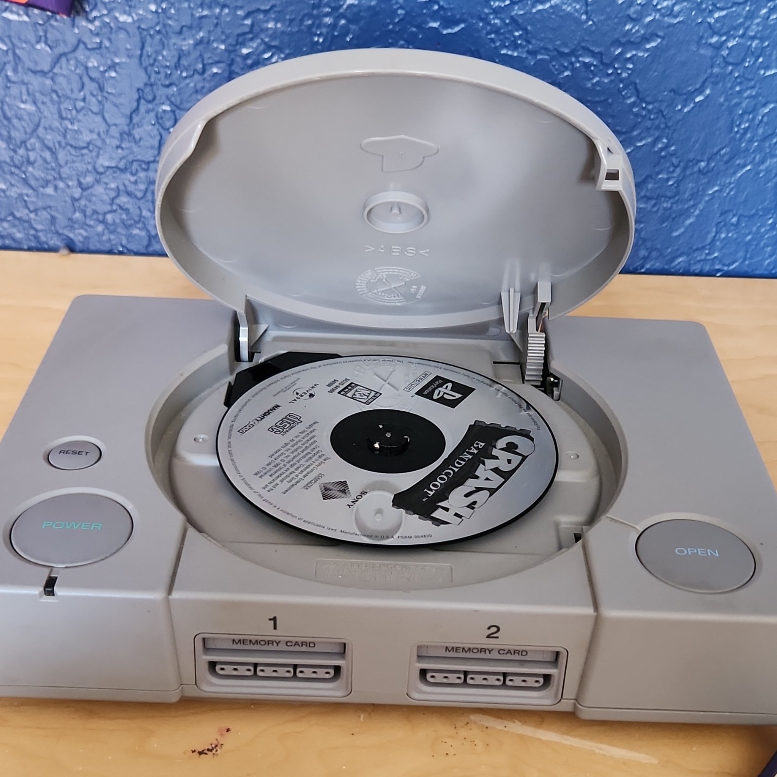 Sony PlayStation 1 PS1 Gray Home Console w/ Sony Controller Memory Card Slot