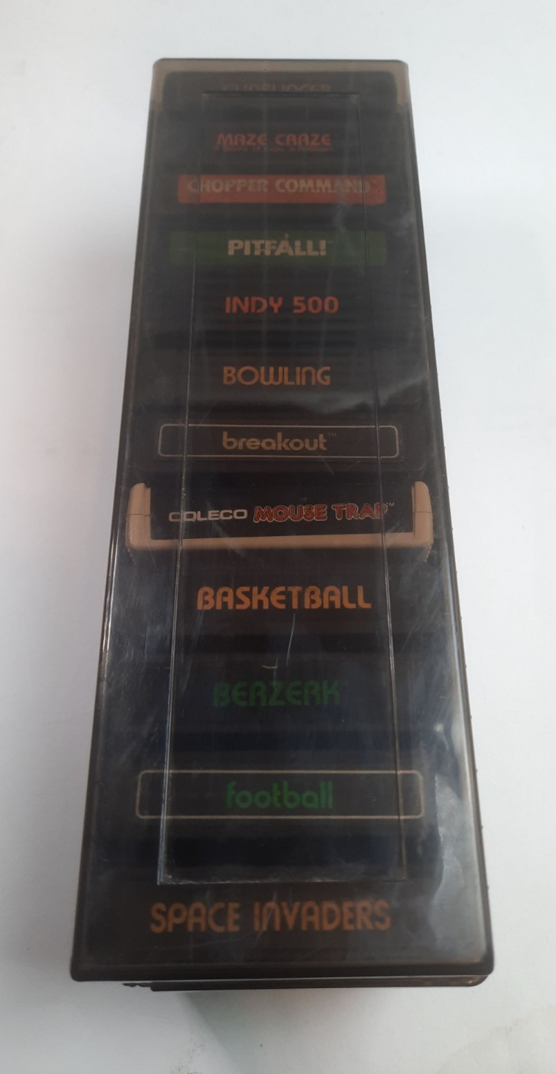 Colecovision w/ Expansion Module 1 & Coleco & Atari Games 6 Controllers