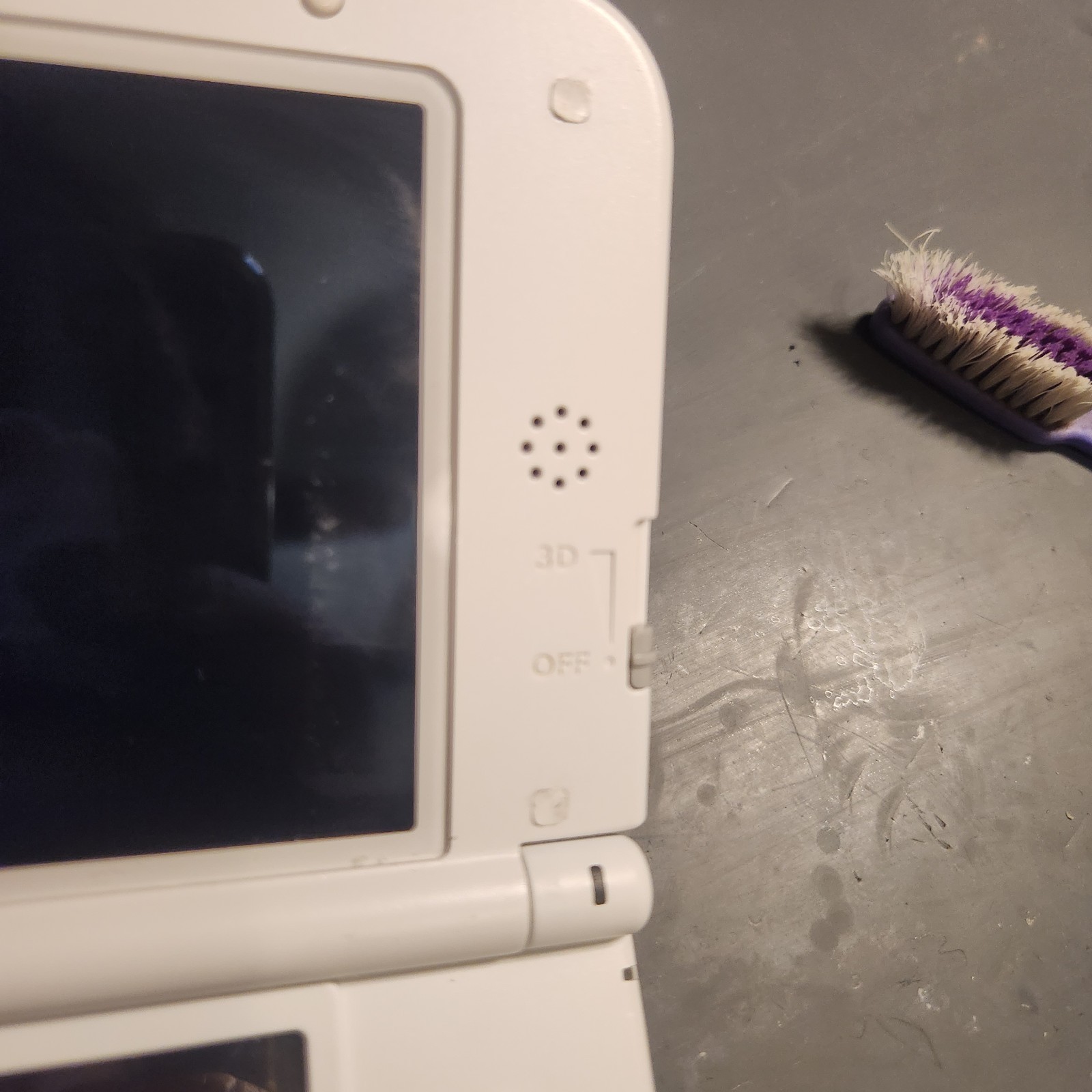 Nintendo 3DS XL White & Pink Handheld System w/Charger FREE Ship!