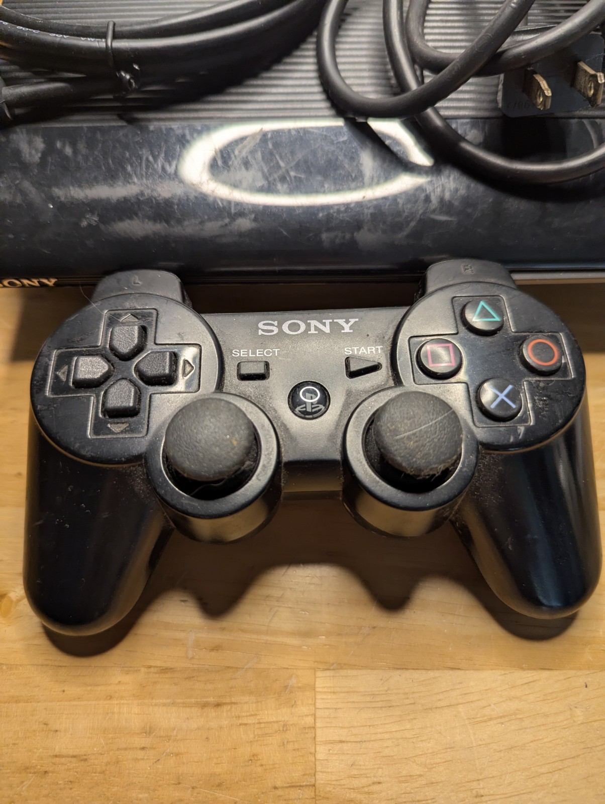 Sony PlayStation 3 250GB Console – Black W/ Cords And Controller – Tested