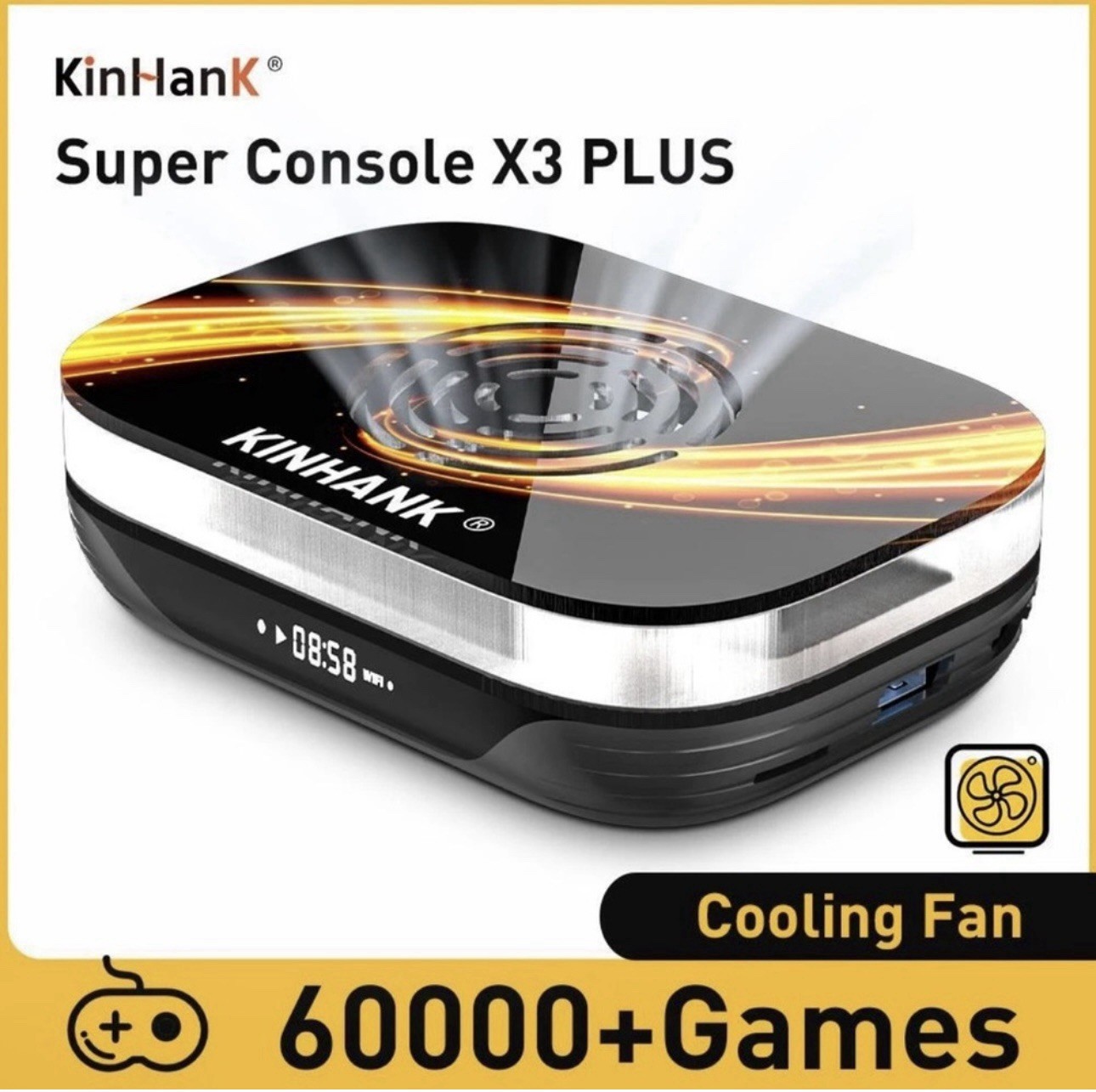Kinhank Super Console X3 Plus Retro Game Console 60000 Games for Dc/ss/mame/arca