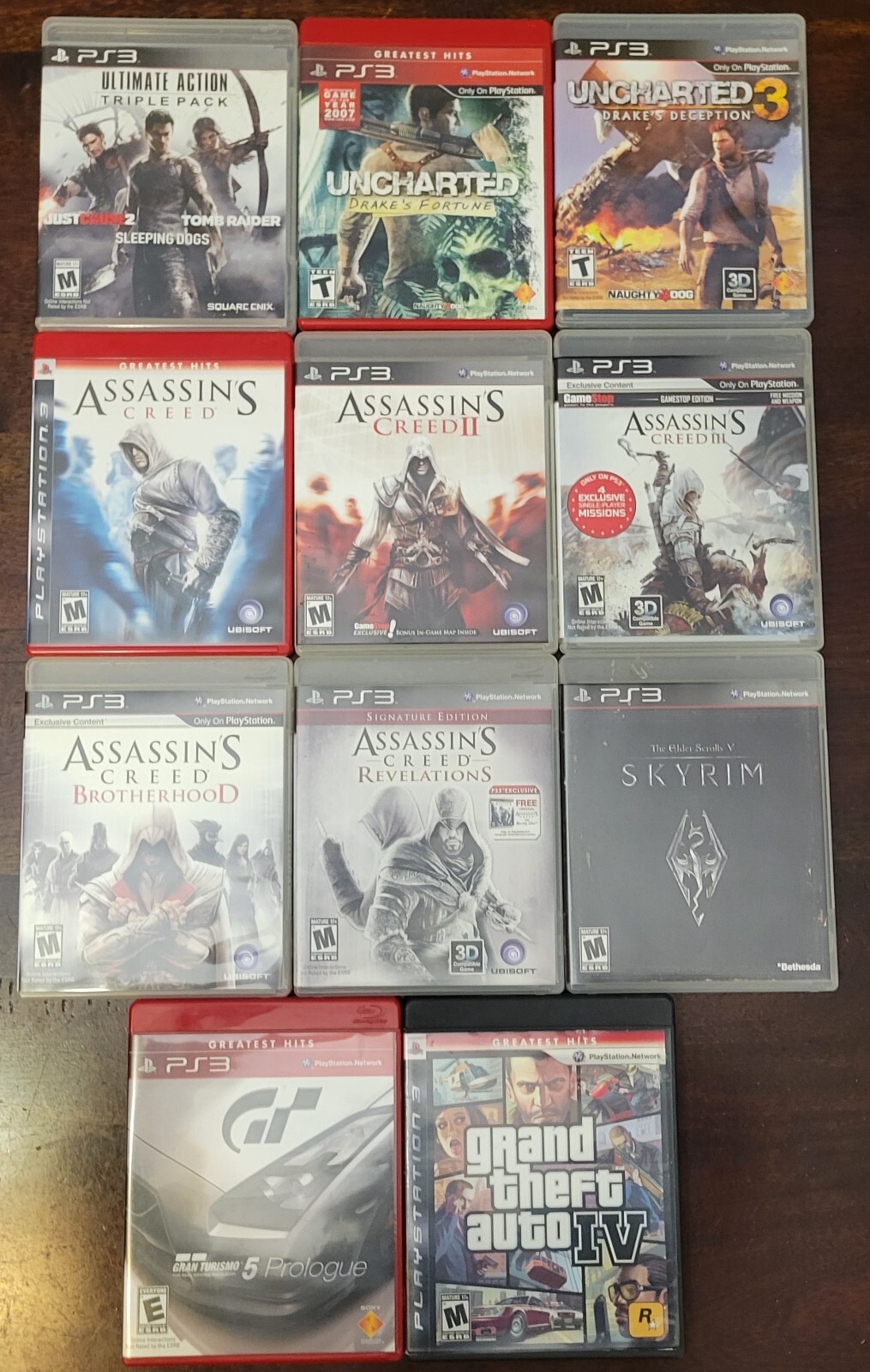 Sony Playstation 3 120GB Console Bundle w/13 Games & Accessories