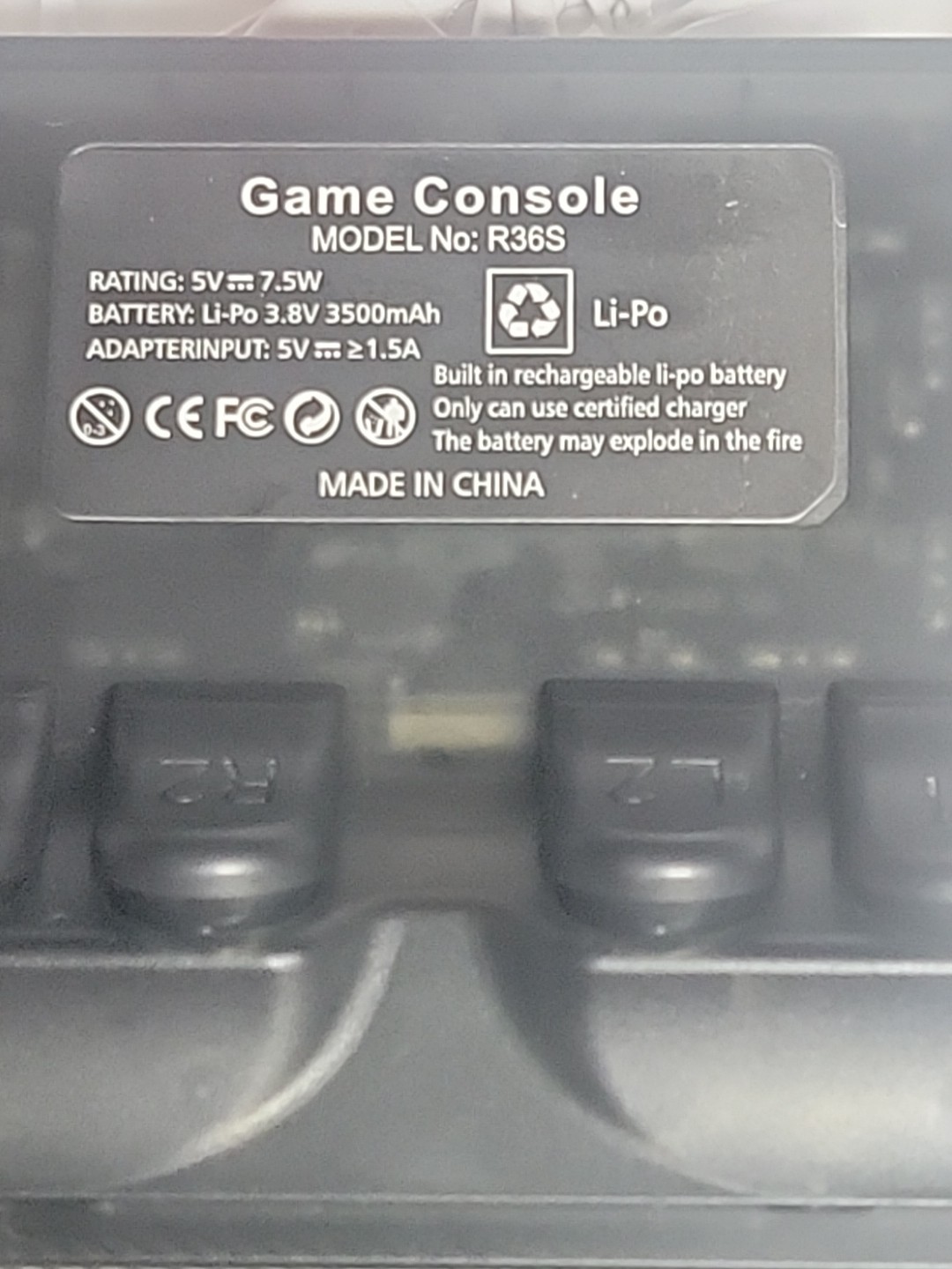 64GB, R36S Retro Handheld Video Game Console 25003 Games Available 3.5″Screen