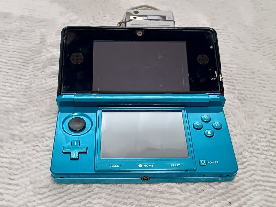 Nintendo 3DS CTR-001 Light Blue Handheld Console Tested Working No Box