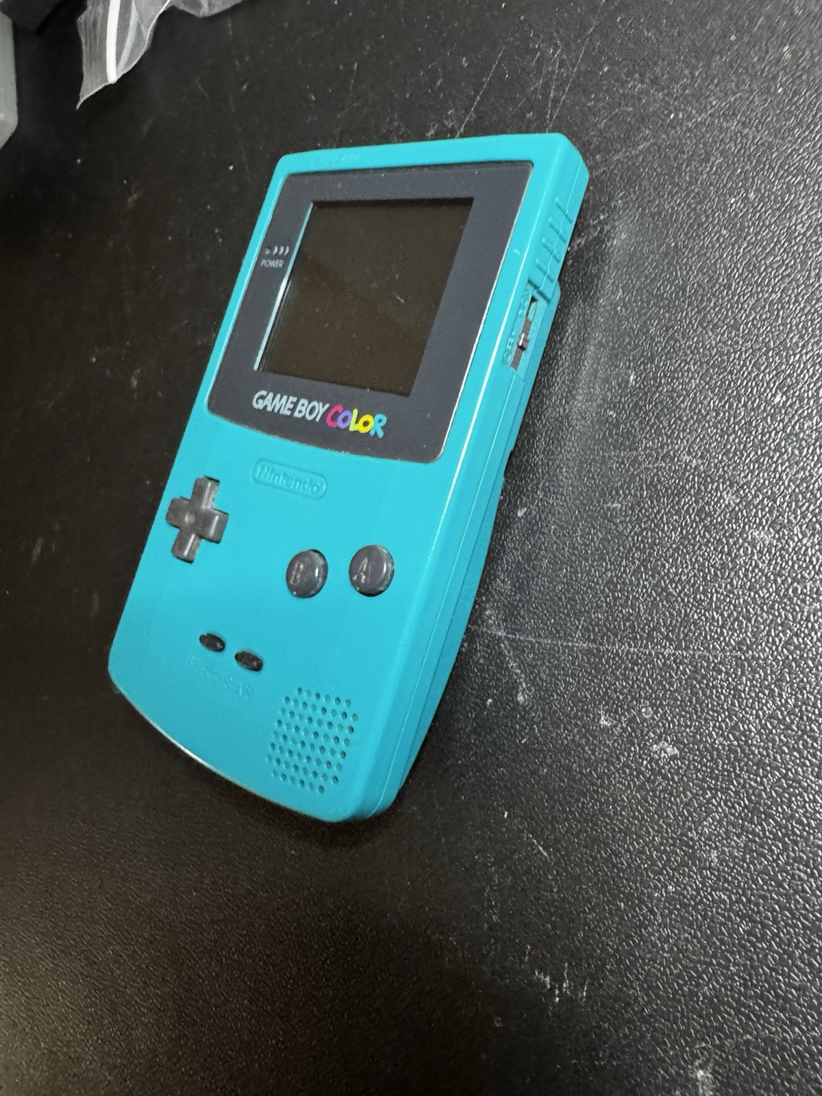 Nintendo Game Boy Color Blue Teal W/ 2 Games Tested Works Zoboomafoo