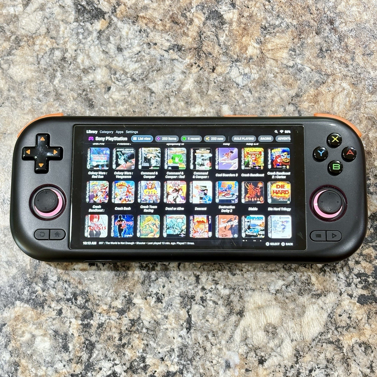 Mangmi Air X + 256GB Card, Retro Gaming Handheld, Custom Loaded Ready To Play