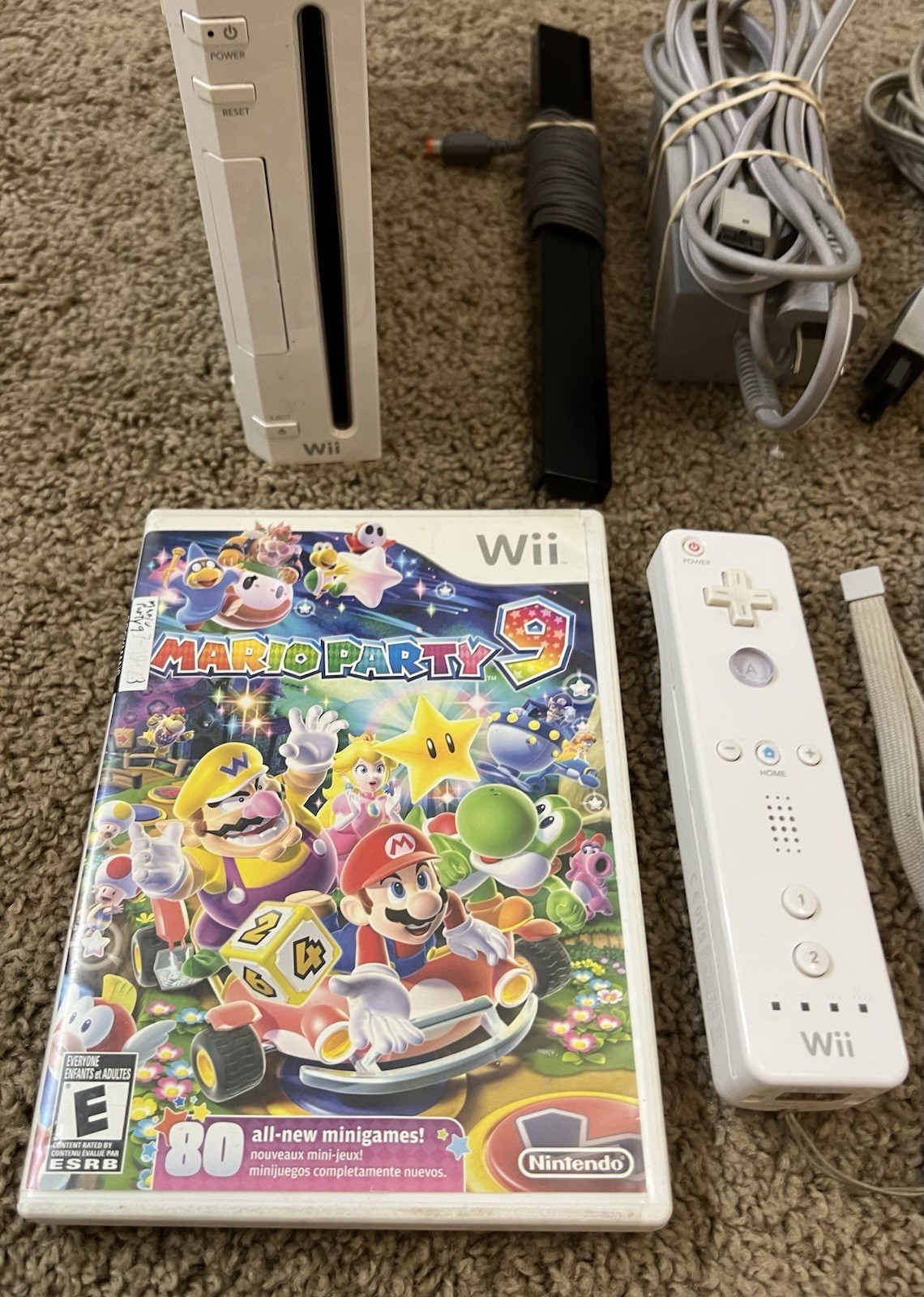 Nintendo Wii Console Bundle + Mario Party 9