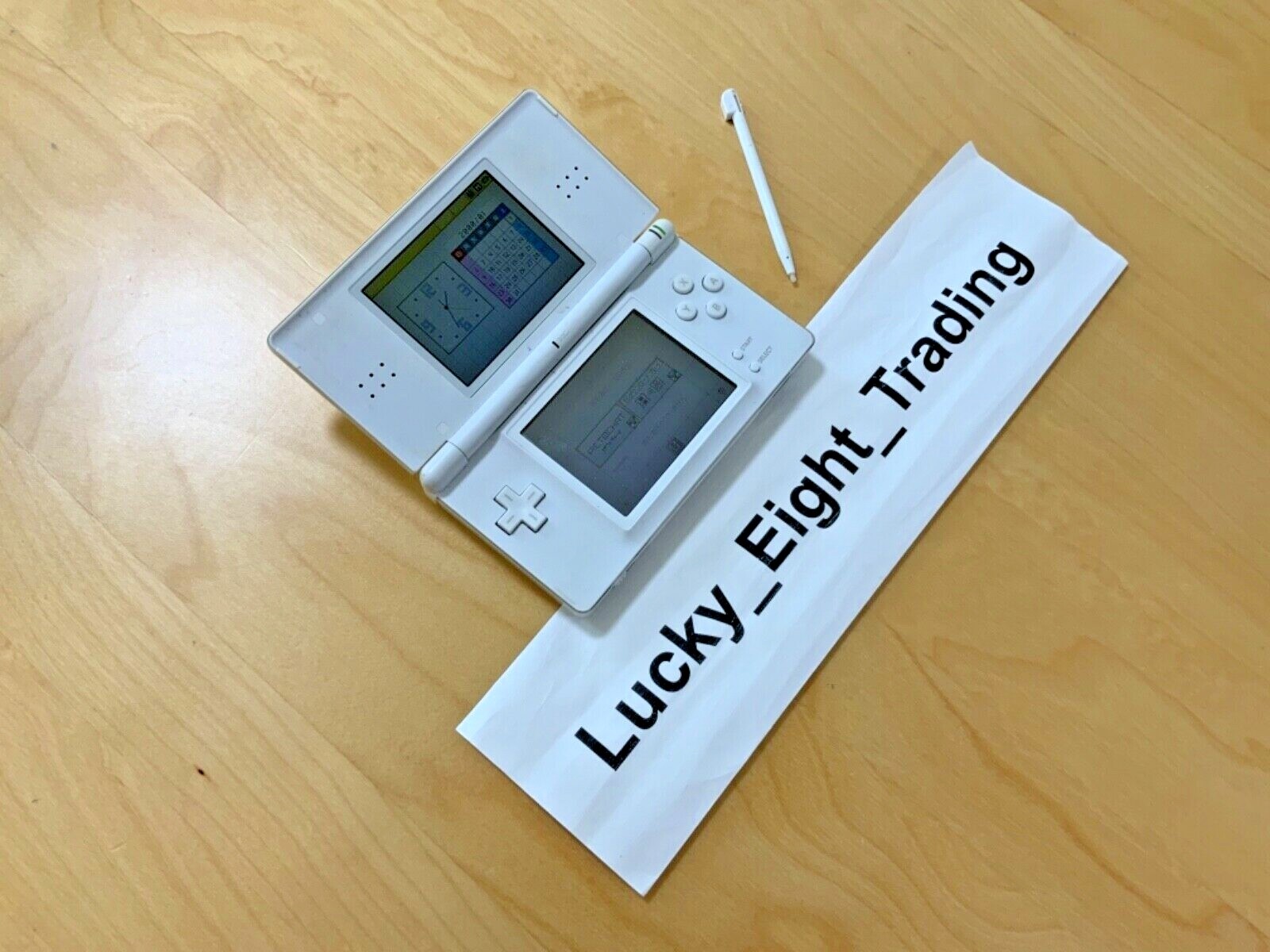 Nintendo DS Lite Crystal White Console Stylus [H]