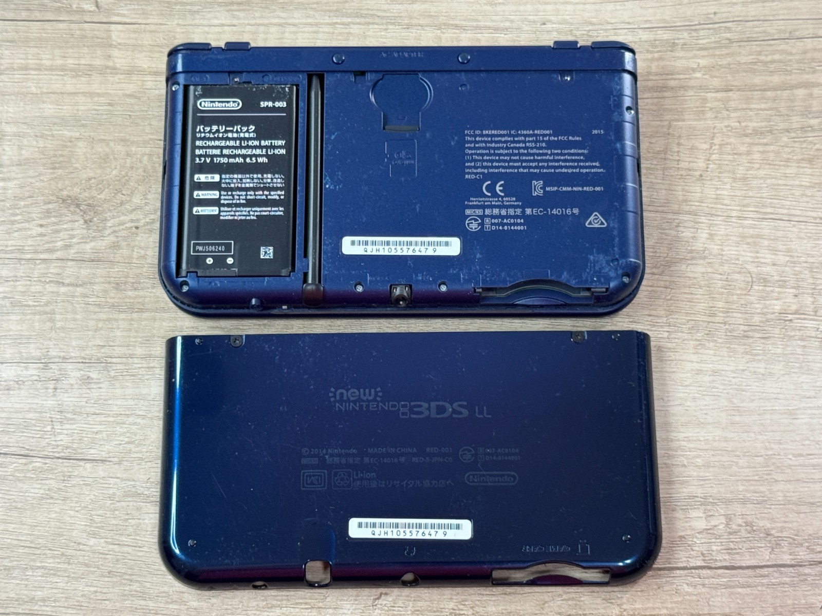 Nintendo New 3DS XL Metallic Blue Console Tested Japan ver D6232