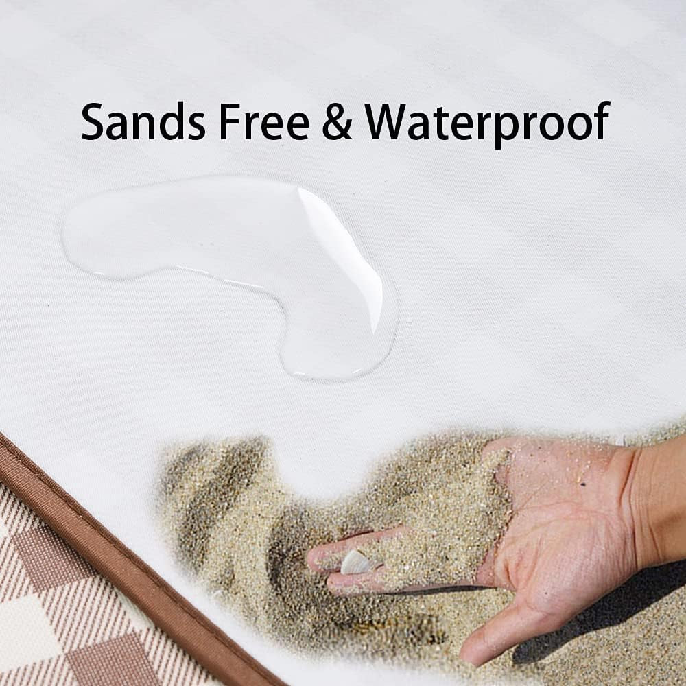 Picnic Blanket Outdoor Extra Large Picnic Mat 80″X60″ Camping Blanket Beach Blan