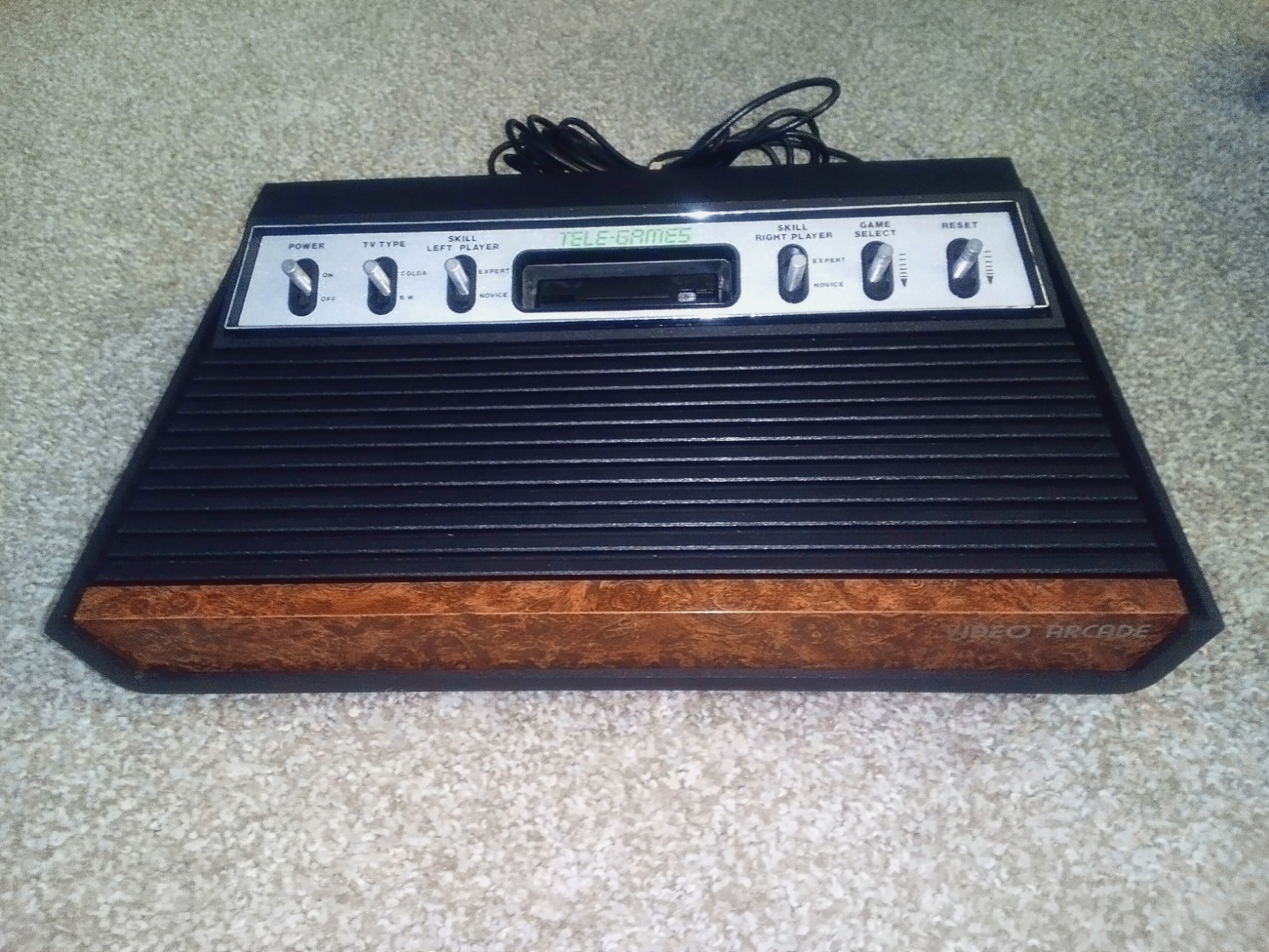 Atari 2600 Sears Console + 13 Games Working + Storage See Pics READ BELOW