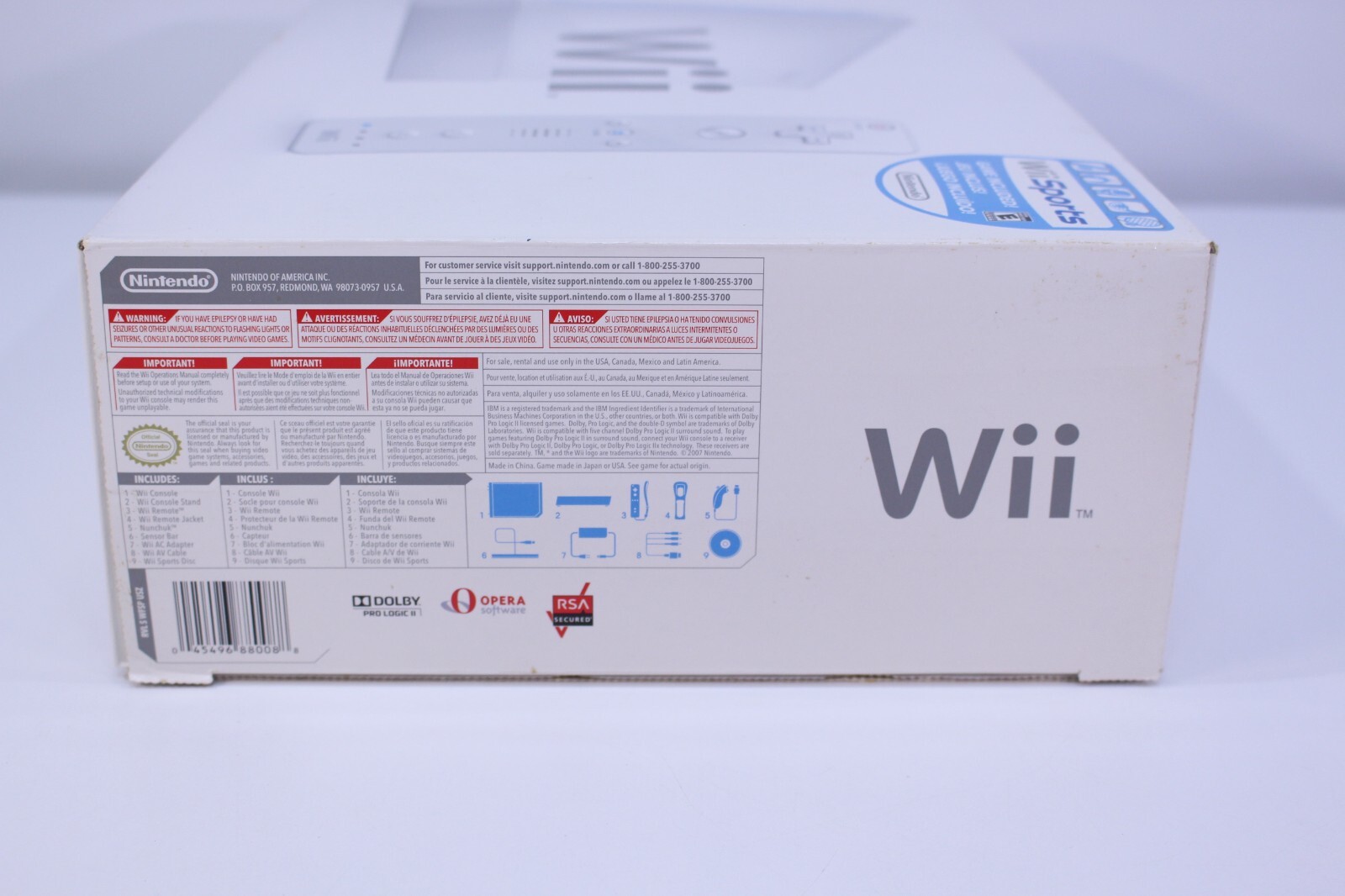 Nintendo Wii Console Lot Set OEM Bundle Video Games CIB Play Sports Glee RVL-001