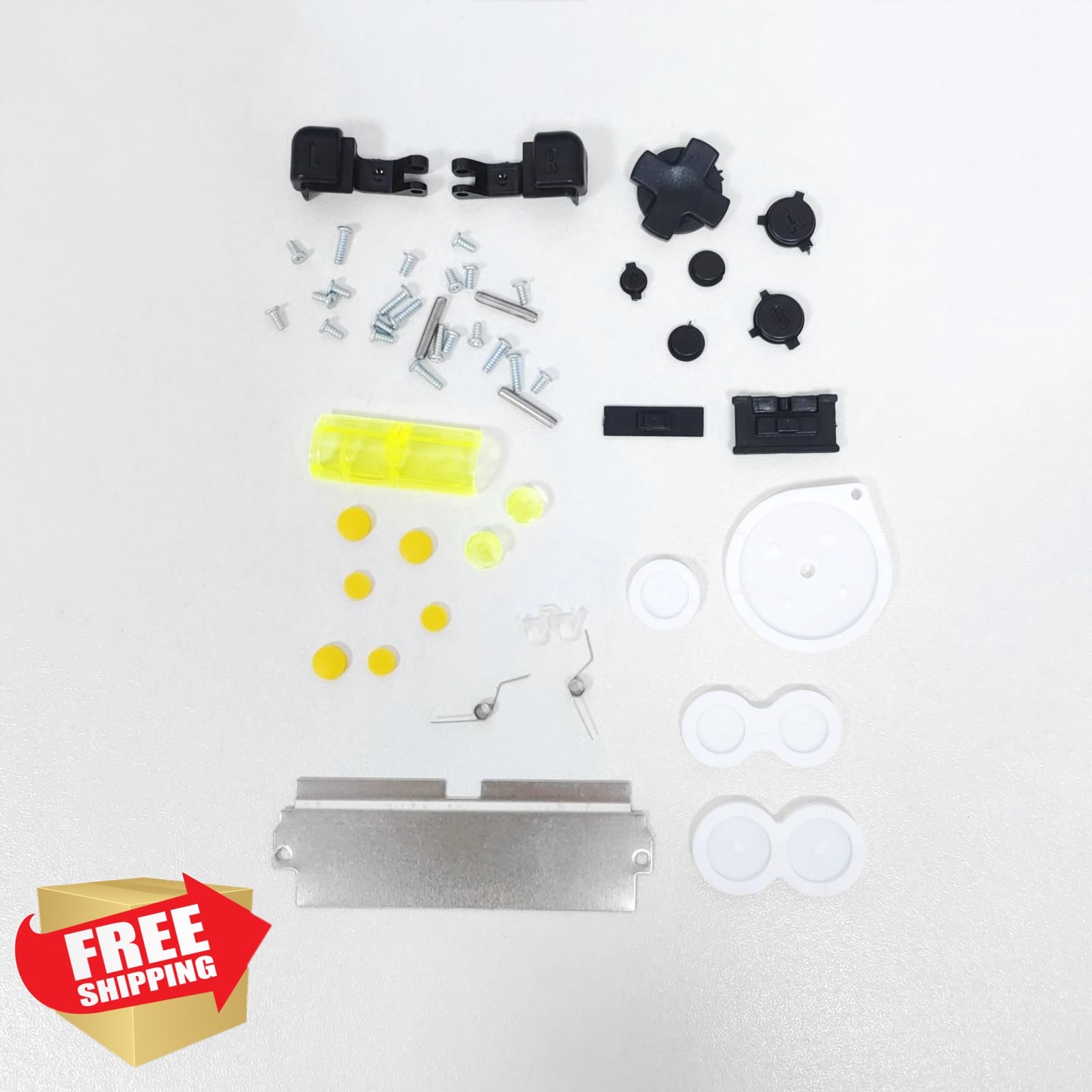 Hzxkqmil GBA SP Shell Clear Yellow