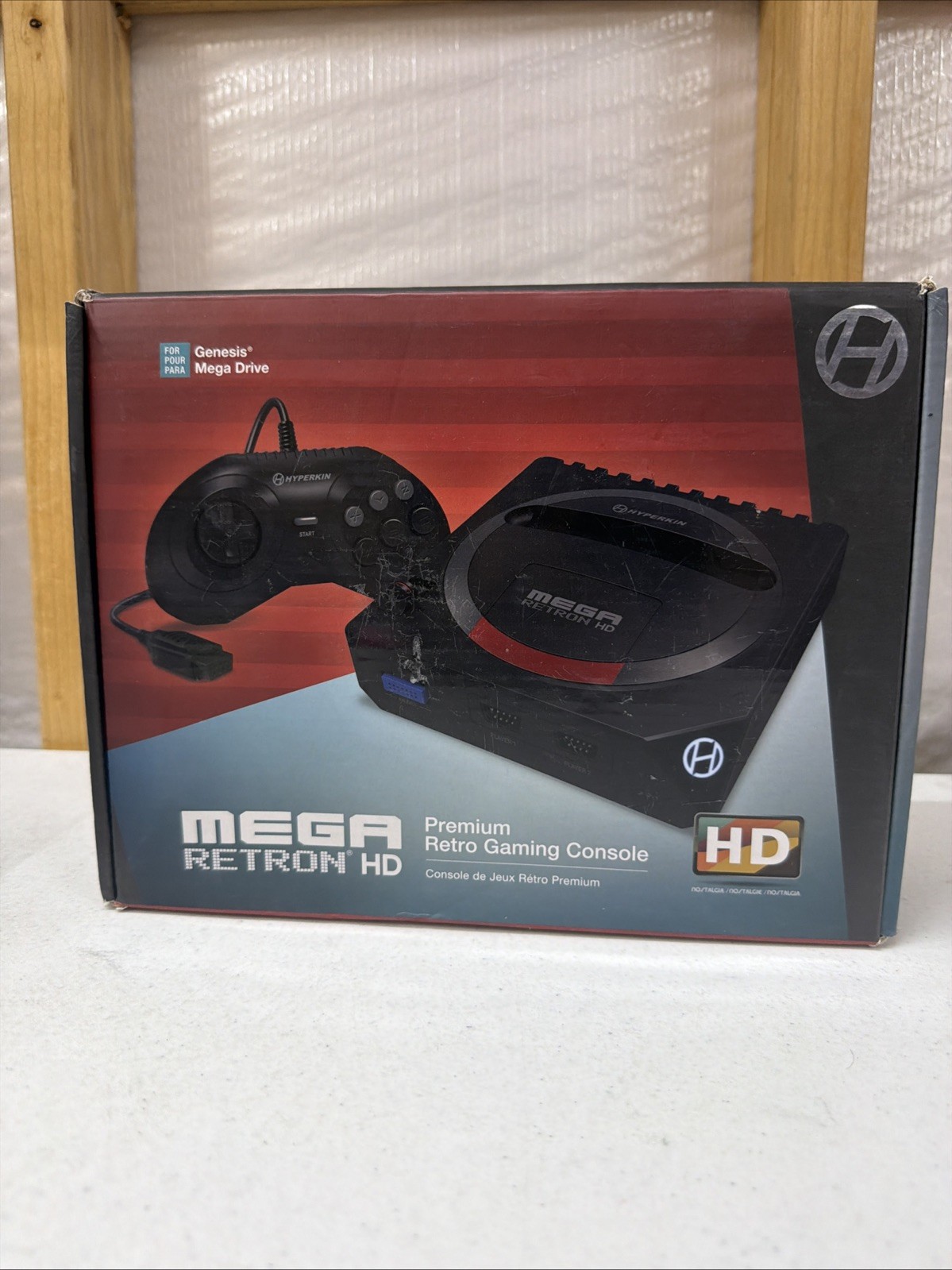 Hyperkin Mega Retron HD HDMI Home Console Black Red Sega Genesis Mega Drive