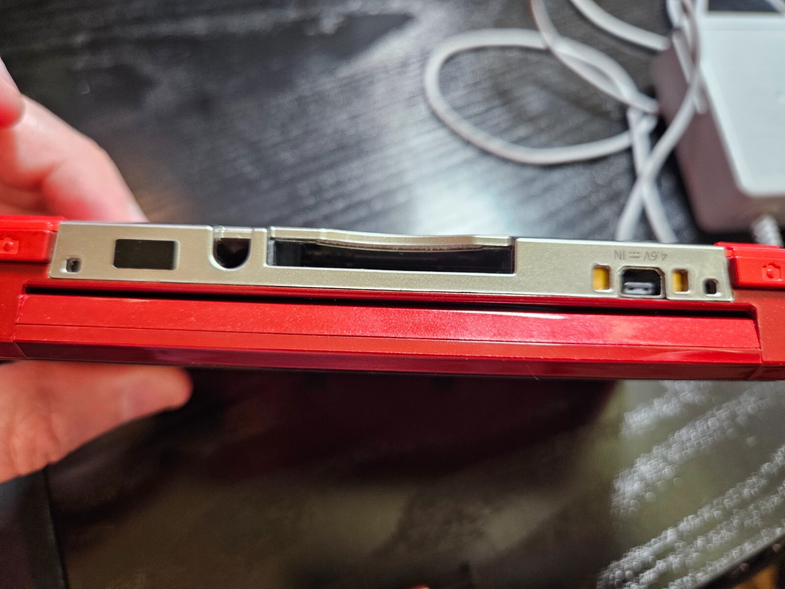 Flame Red Nintendo 3DS w/ Stylus + Charger – Authentic NTSC U.S. Region