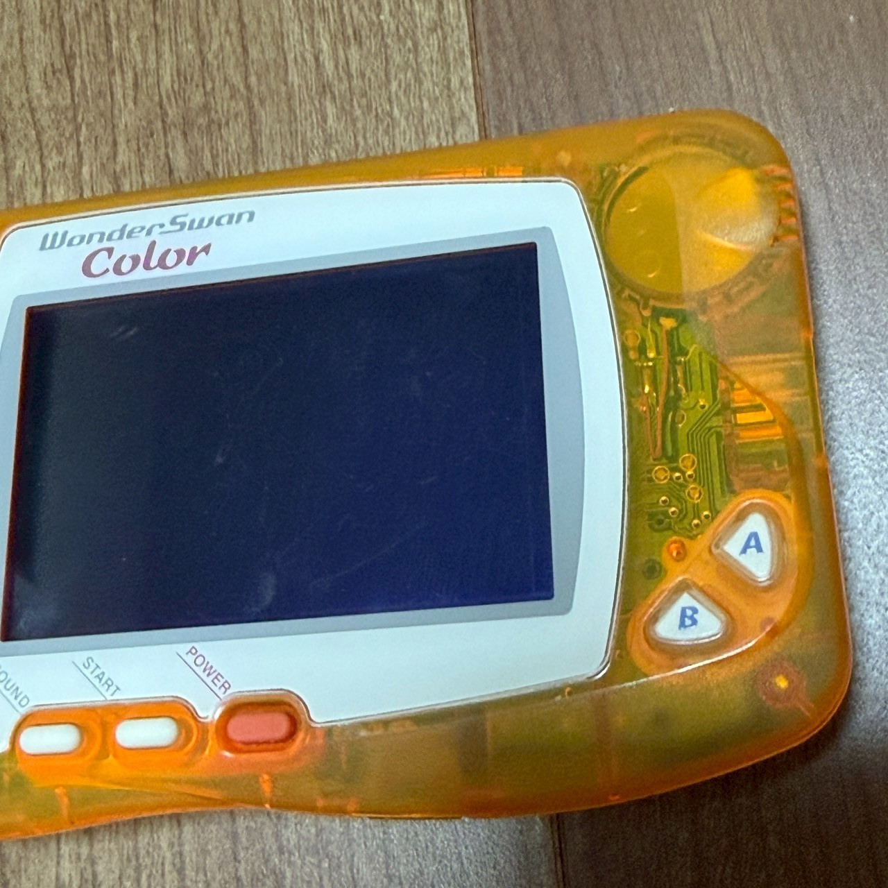 Rare Wonder Swan Color Crystal Orange Bandai Console Japan