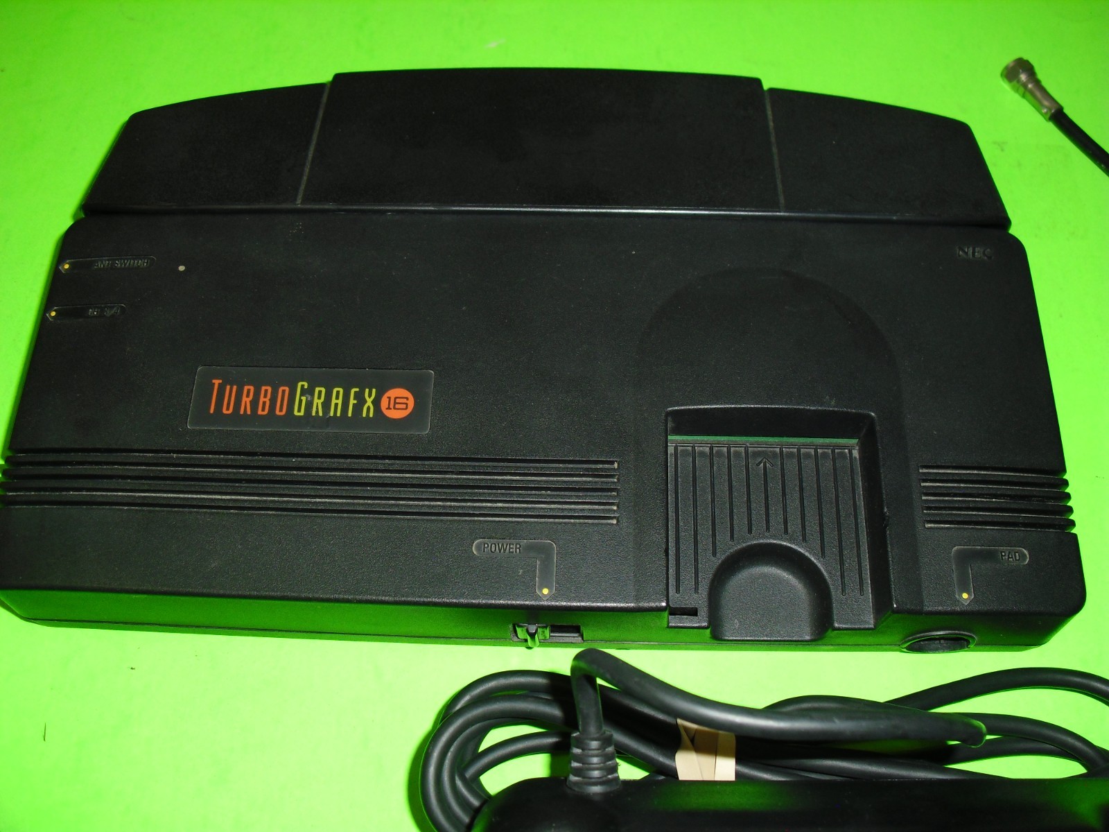 TurboGrafx 16 system w/ Turbo Arcade Stick & controller TESTED! Tg16 Console
