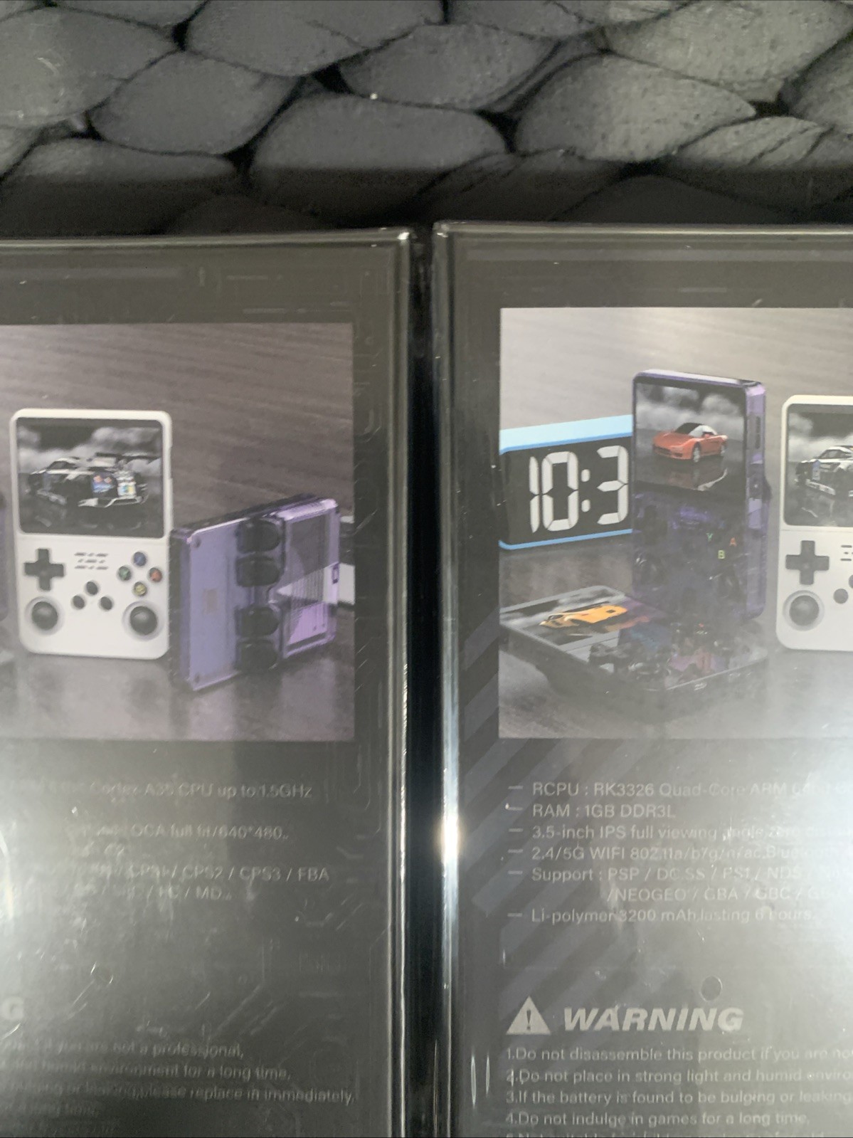 2 Console Lot: R36S 64 GB Handheld Games 3.5 Inch IPS Screen, 20000+ Video Games