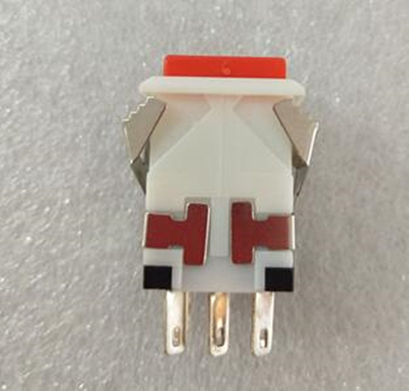 Push Button 3V Led 120V-250V DPDT Latching Switch,RLKD2