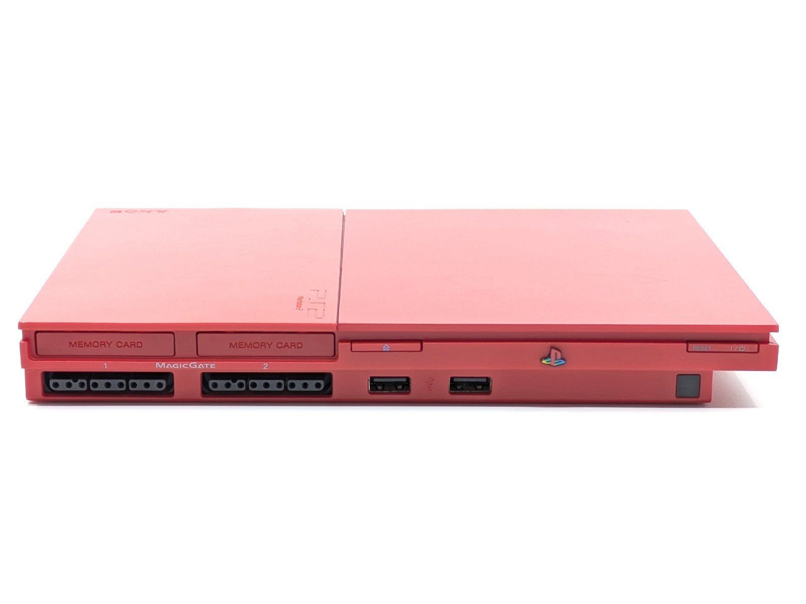 Sony PS2 Slim Cinnabar Red SCPH-90000 CR Console NTSC-J Tested Working