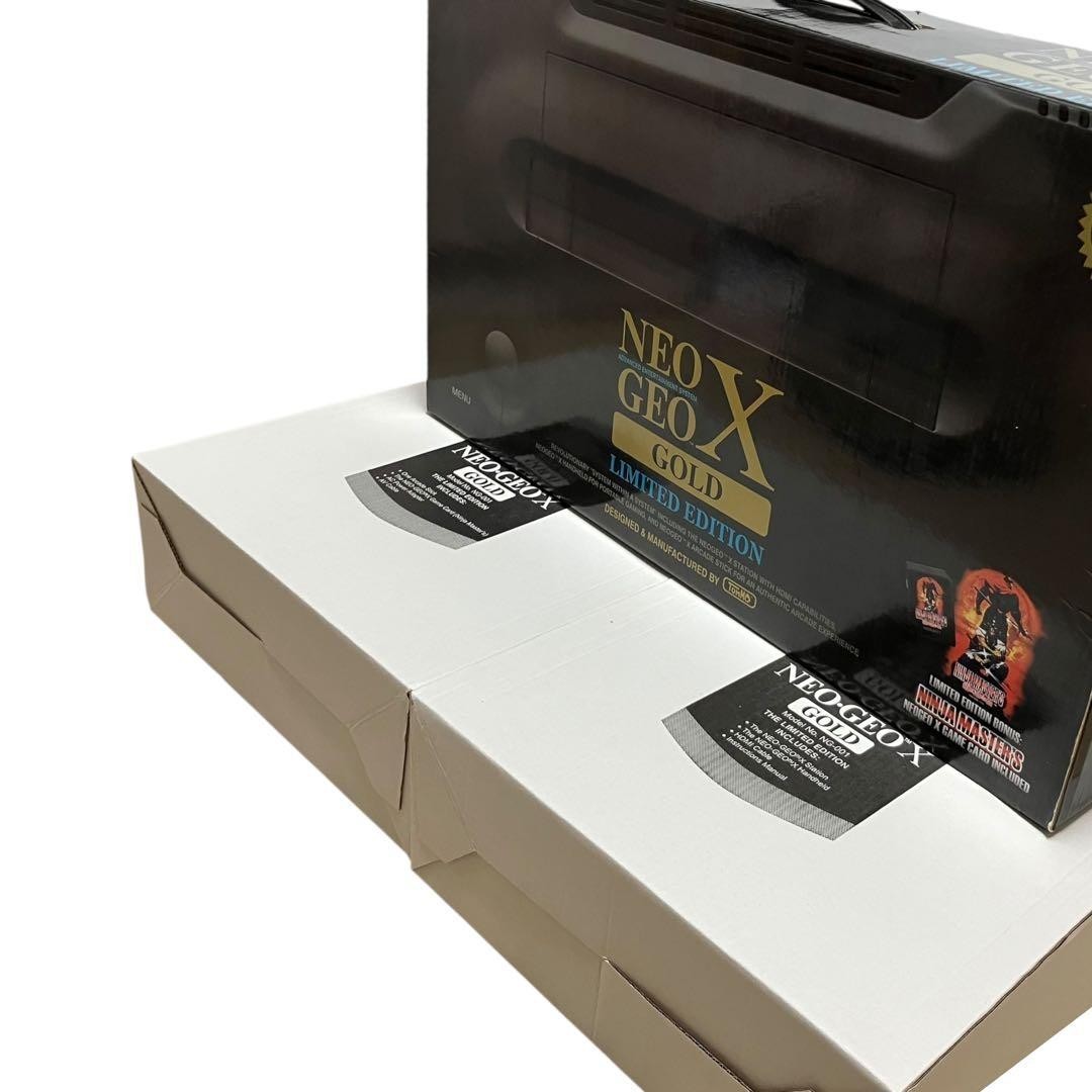 SNK NEO GEO X GOLD Console w/ Game Card Dock 62iqzdkc