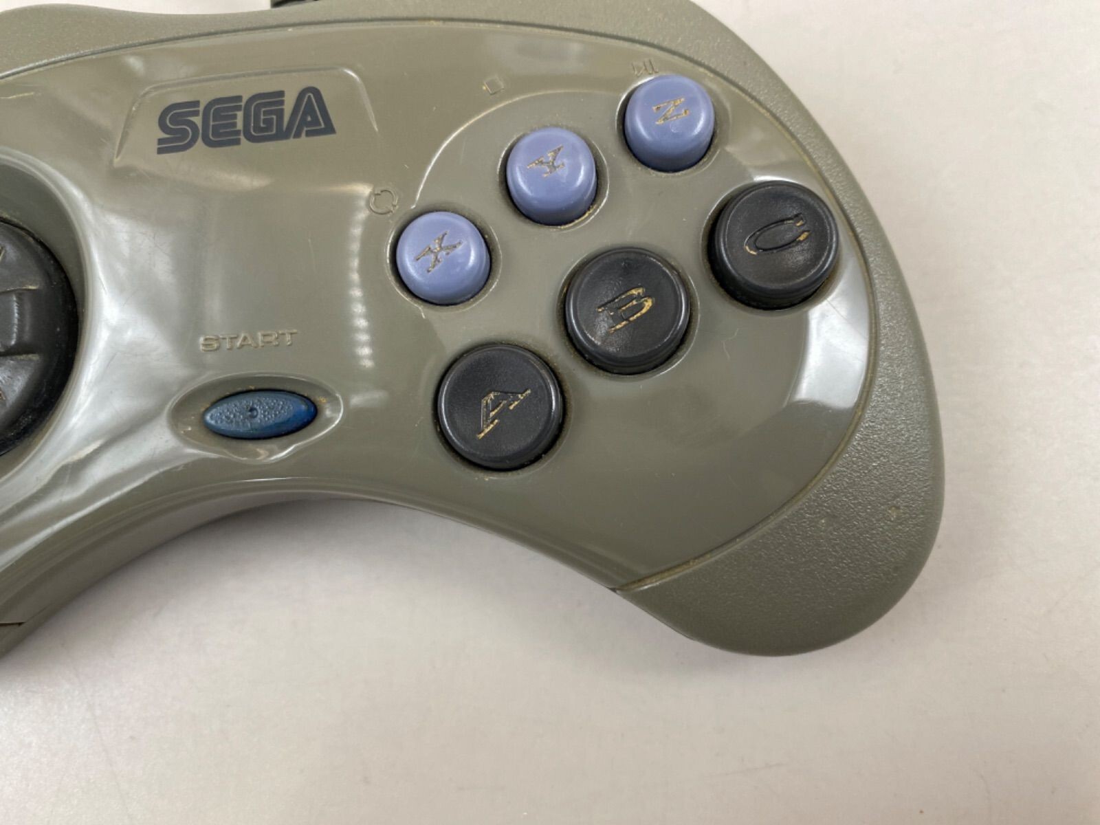 SEGA Saturn Console Gray HST-3210 Cable Tested 2 controller set Japan