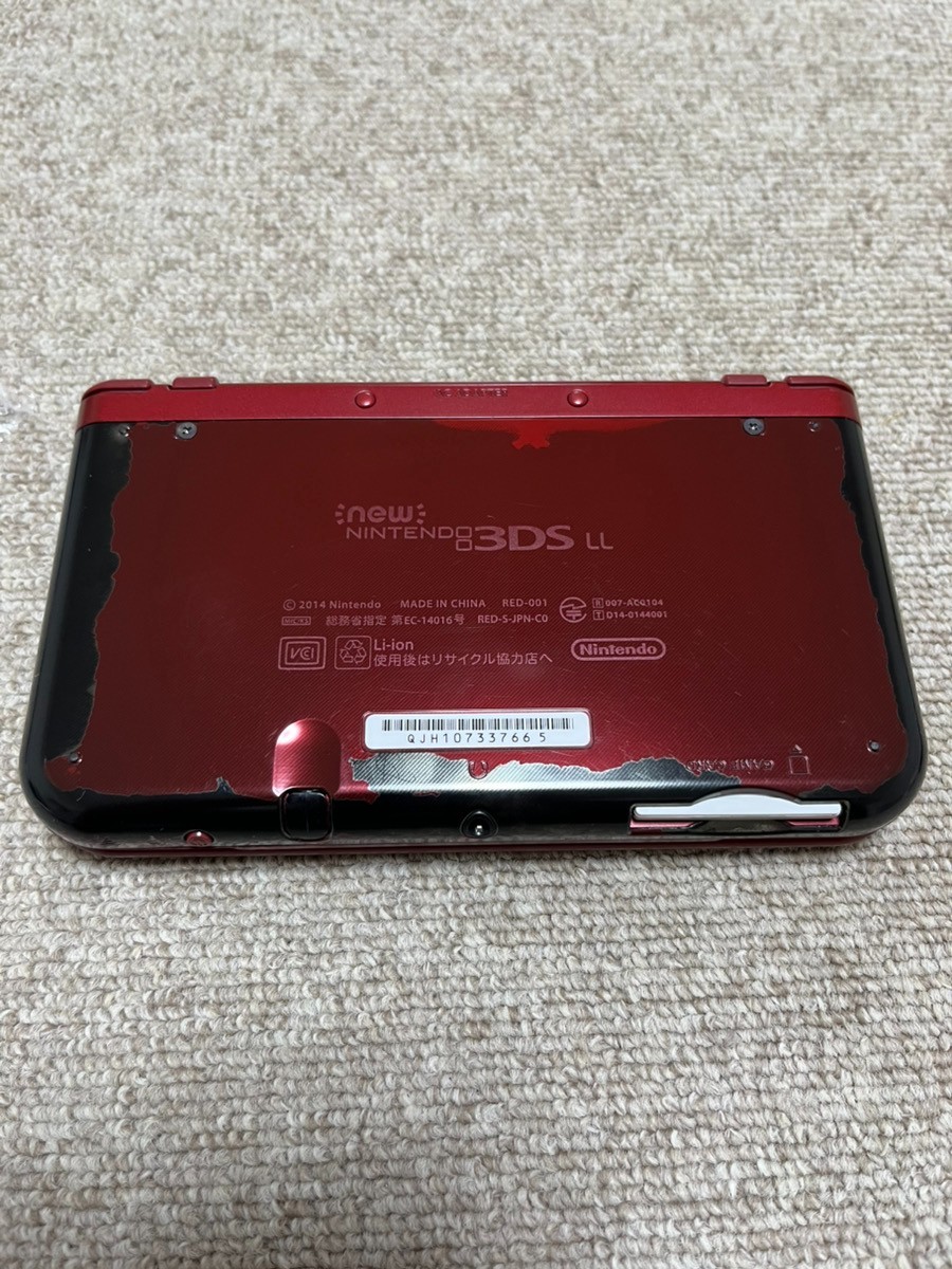 New 3DS LL XL Metalic red Japan Nintendo Console region Japanese B884